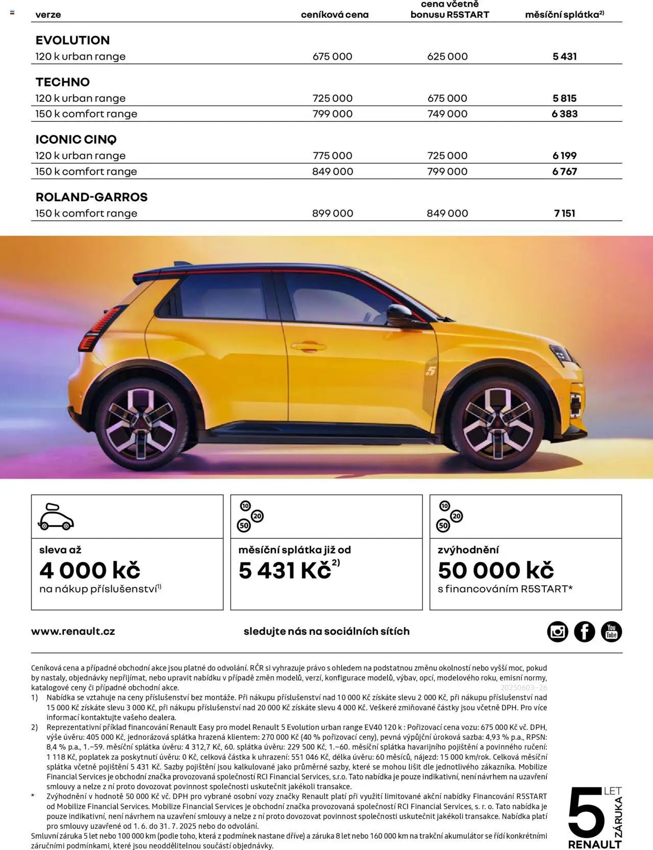 Renault katalog - 5 E-Tech elektrický (2025-06-01 - 2026-03-31)