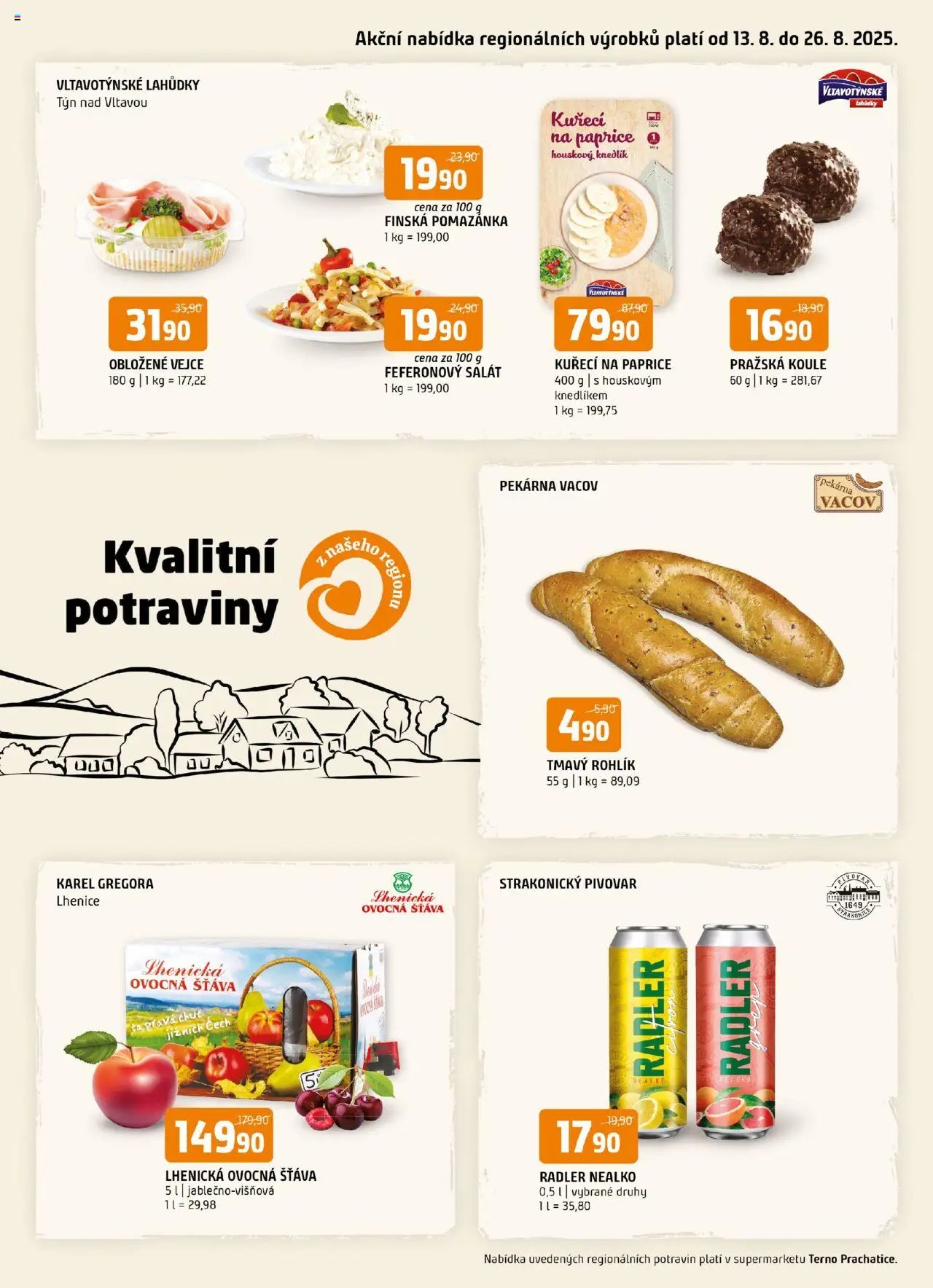 Terno leták - Prachatice (2025-08-13 - 2025-08-19)