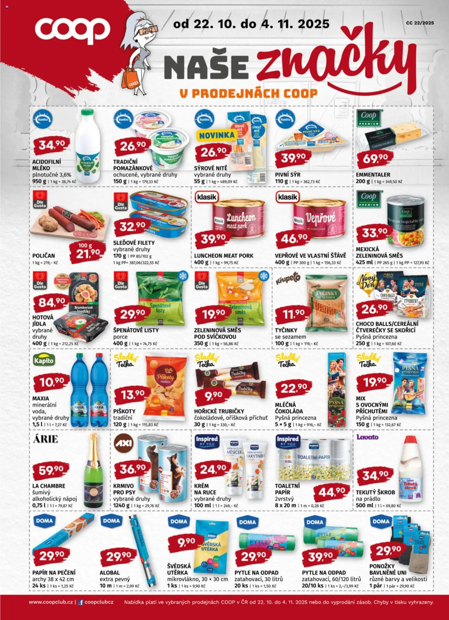 Terno leták - Blatná, Český Krumlov, Prachatice, Strakonice, Tábor, Zlín (2025-10-29 - 2025-11-04)