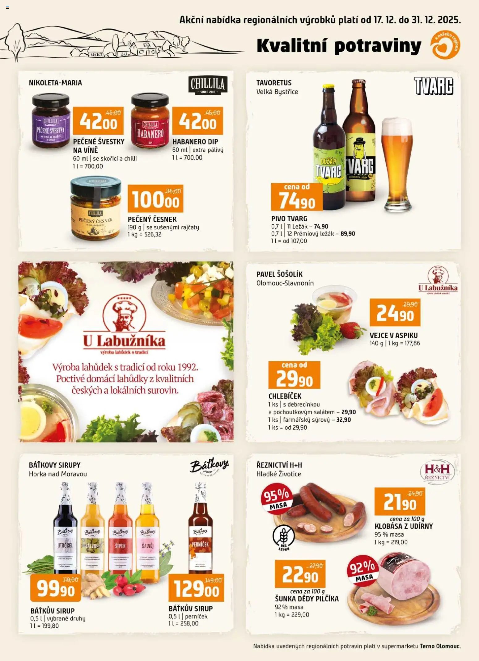 Terno leták - Olomouc  (2025-12-17 - 2025-12-24)