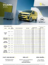 Opel katalog - Vivaro Crew Van (2025-05-15 - 2026-03-31)