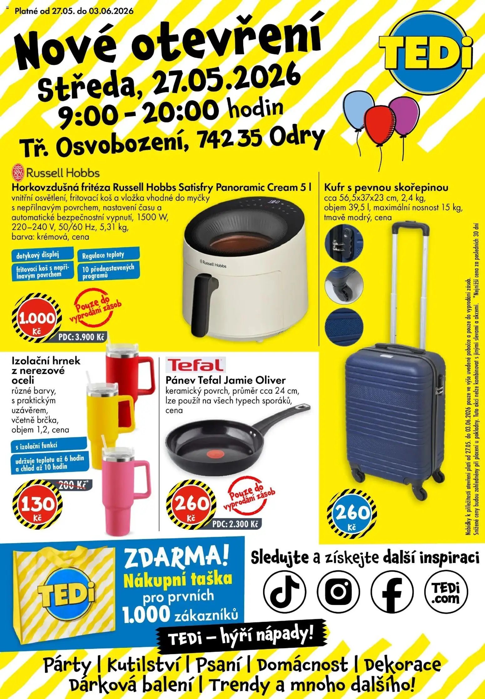 TEDi leták