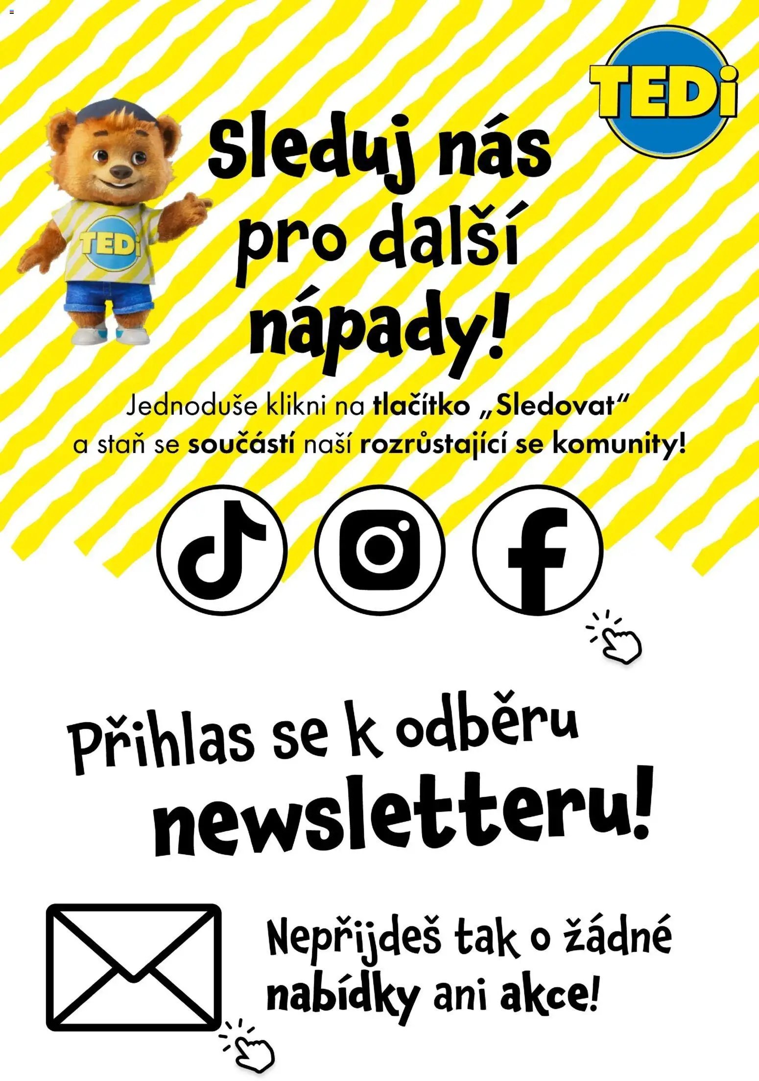 TEDi leták
