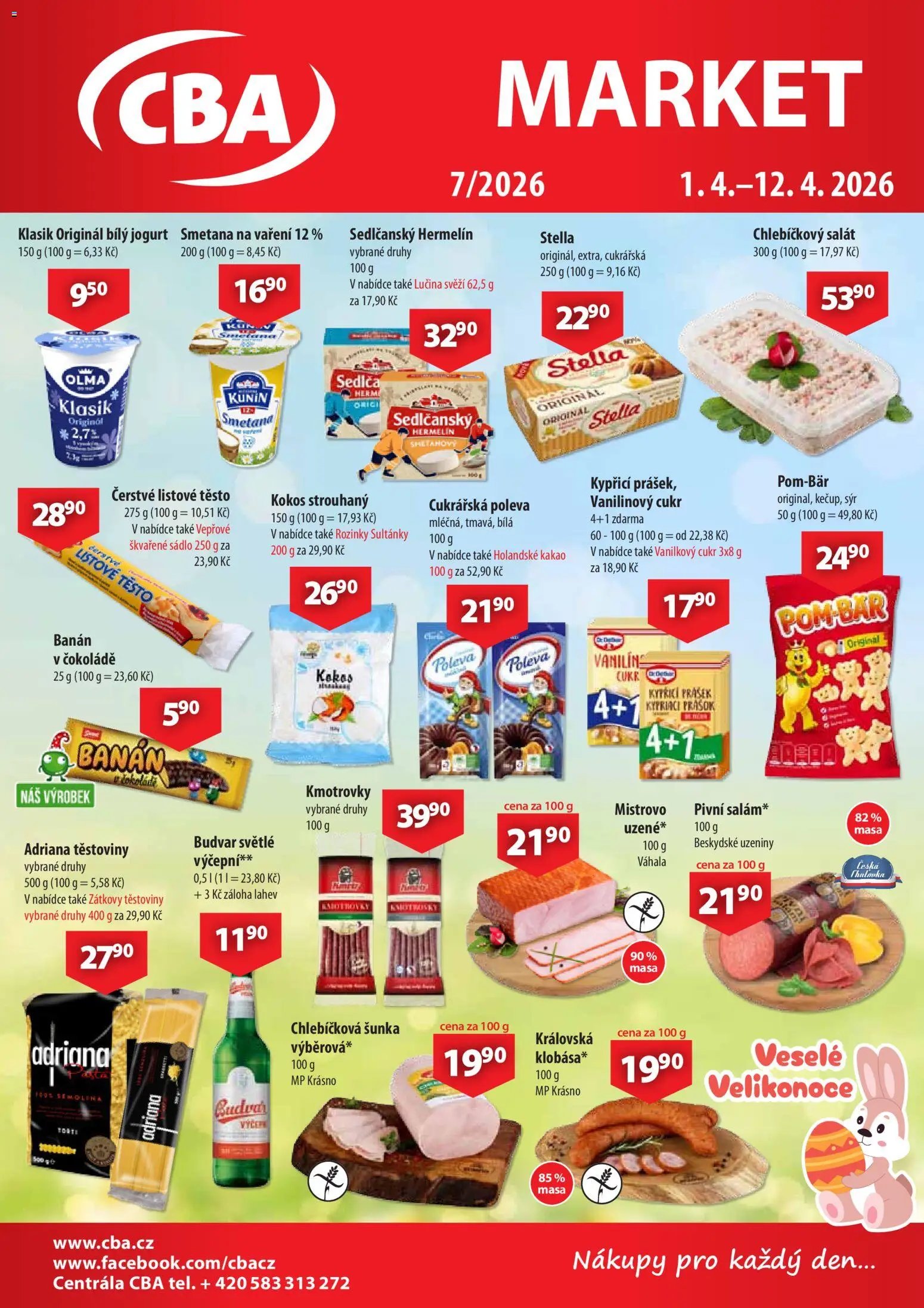 CBA leták - Market (2026-04-01 - 2026-04-12)
