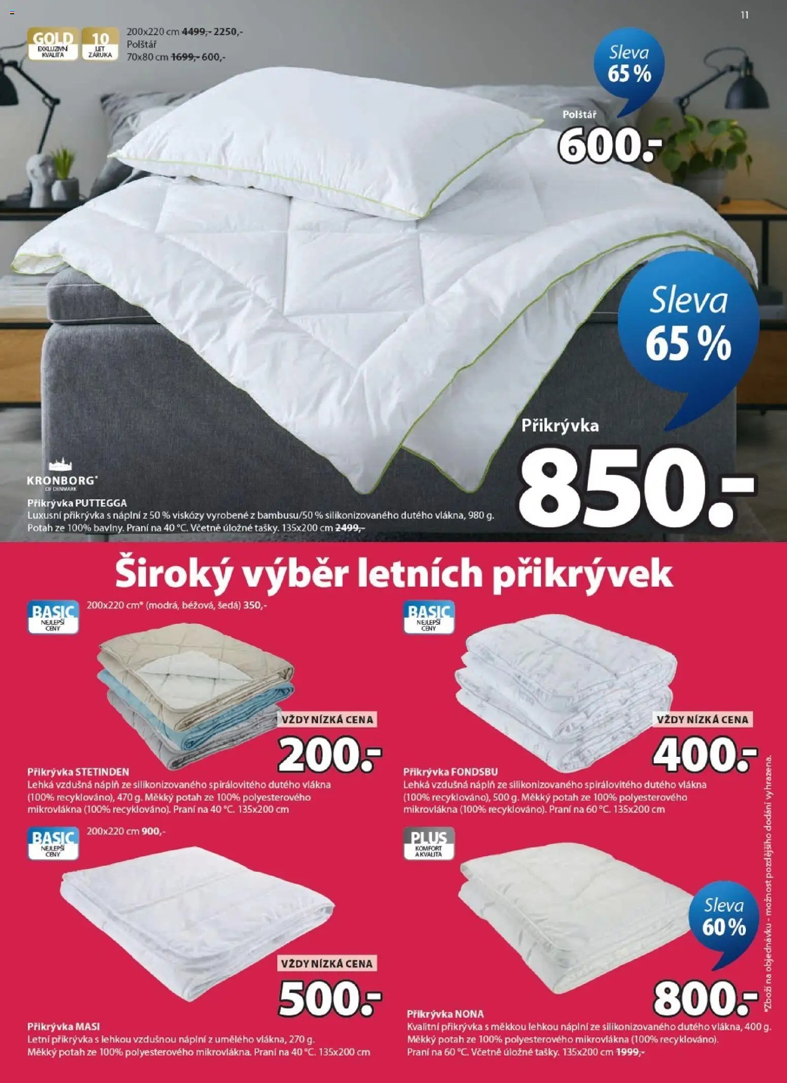 JYSK leták - Výprodej