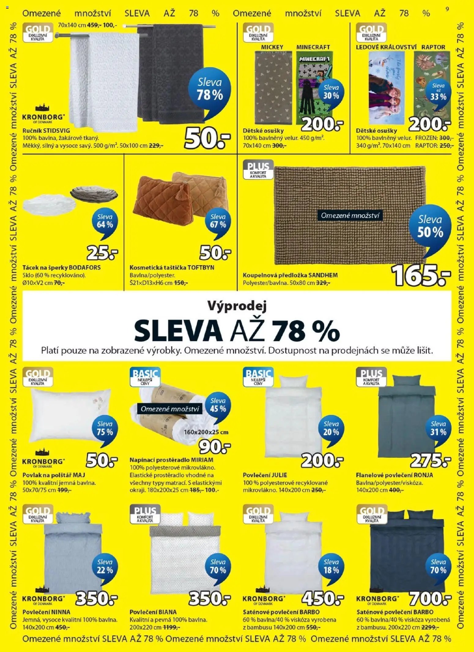 JYSK leták - Výprodej