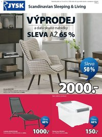 JYSK leták - Výprodej