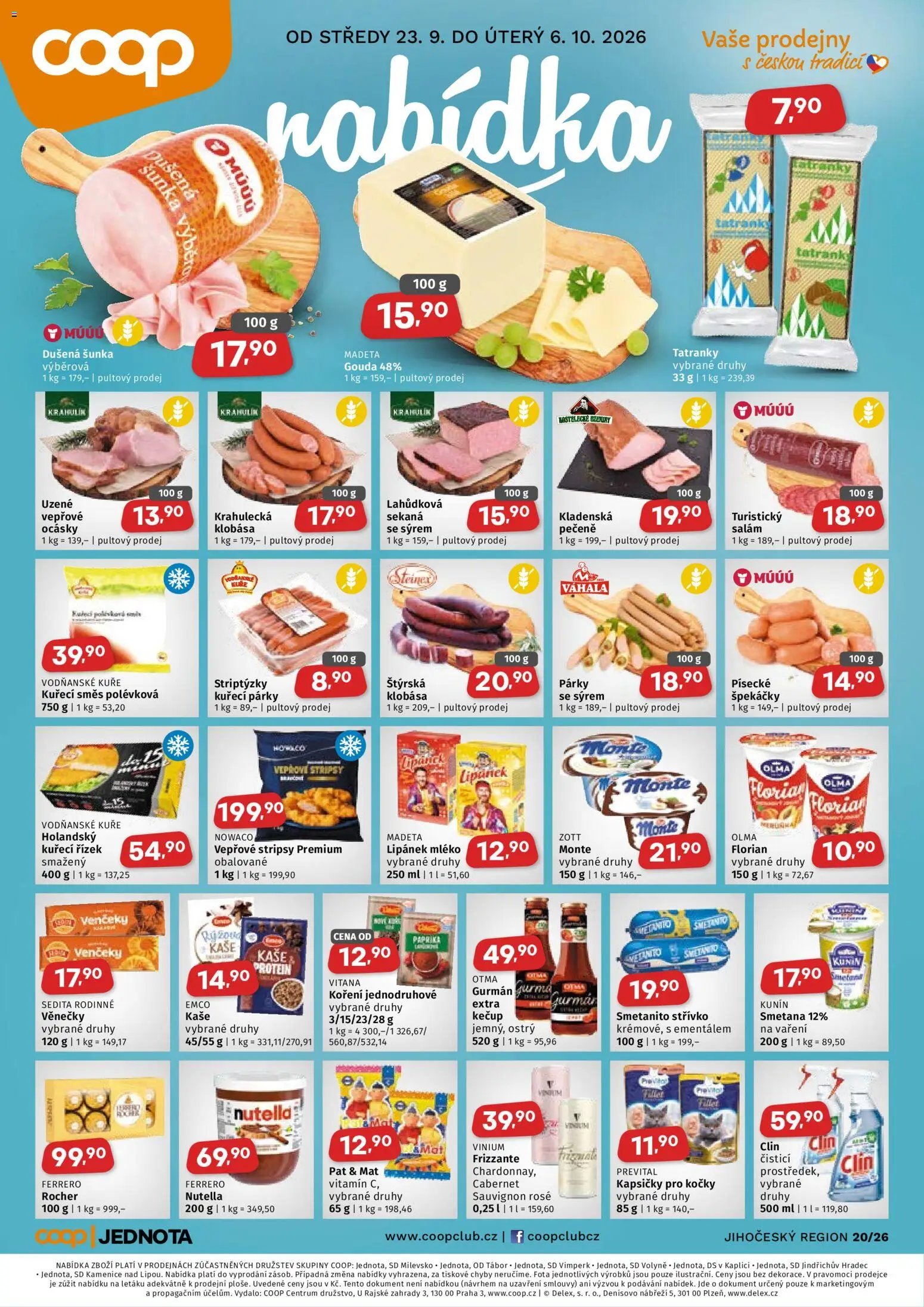 Coop leták - Jihočeský region
