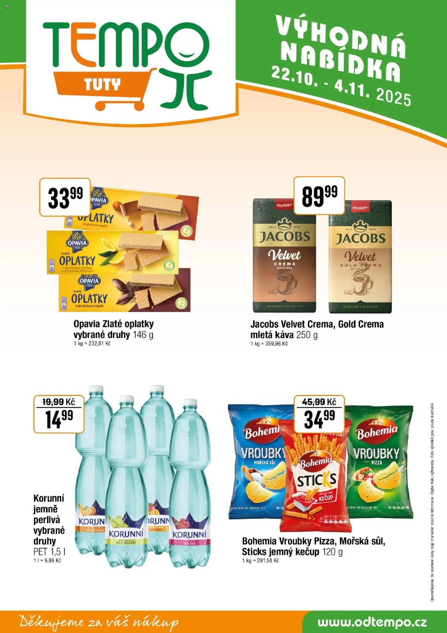 Tempo leták - Tuty (2025-10-22 - 2025-11-04)
