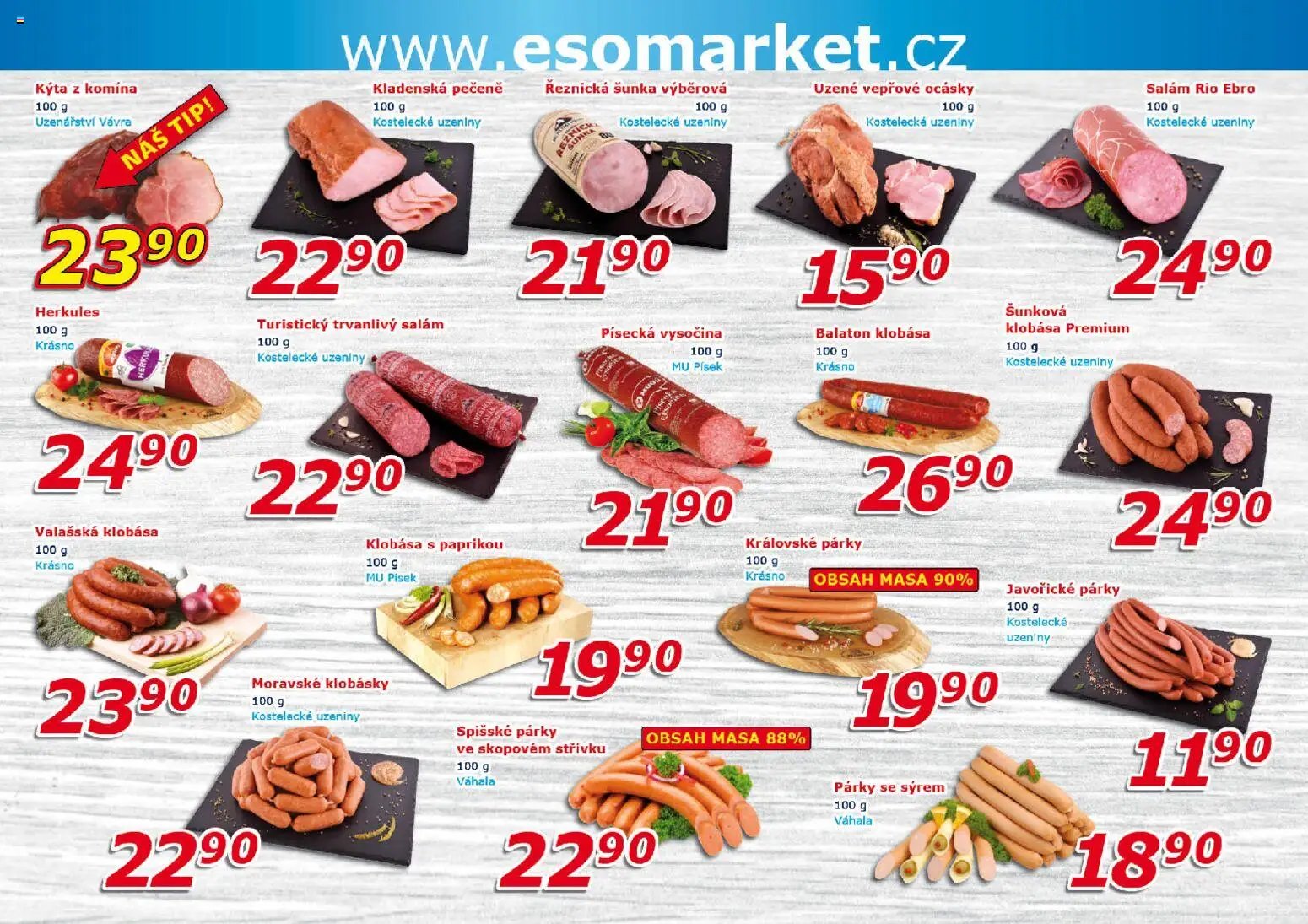 Eso market leták