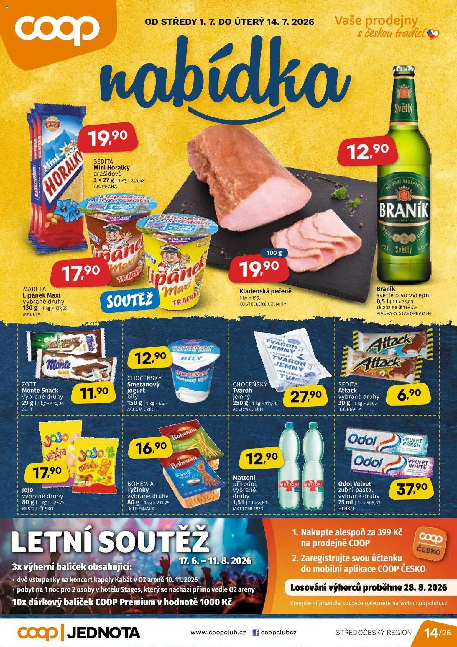 Coop leták - Středočeský region