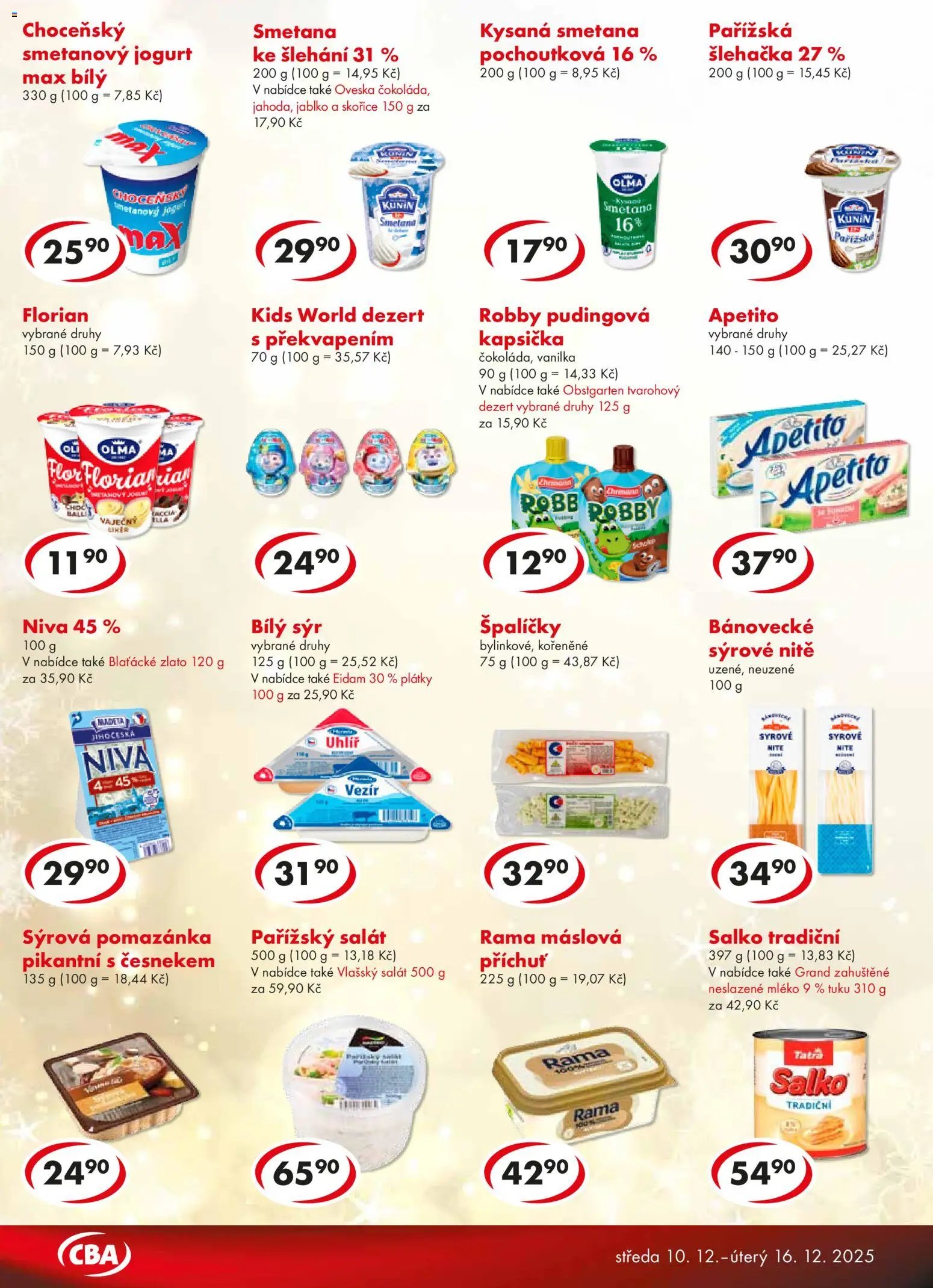CBA leták - Premium (2025-12-10 - 2025-12-16)