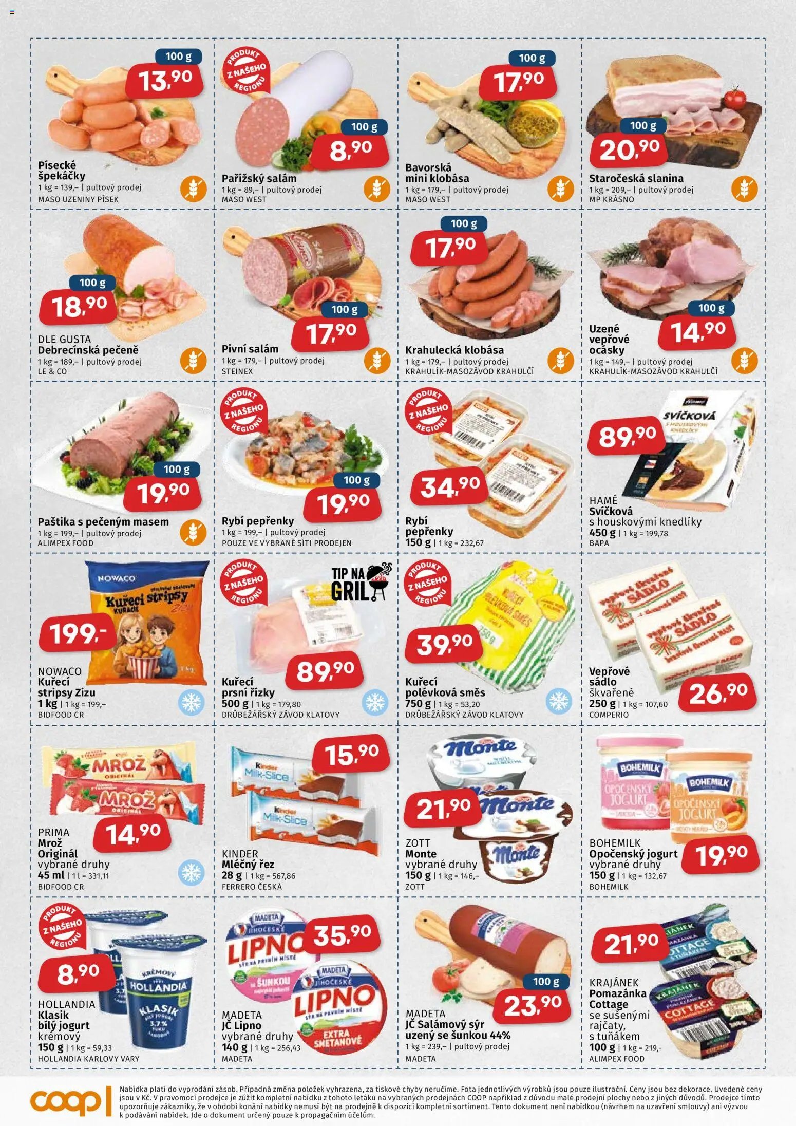 Coop leták - Západočeský region
