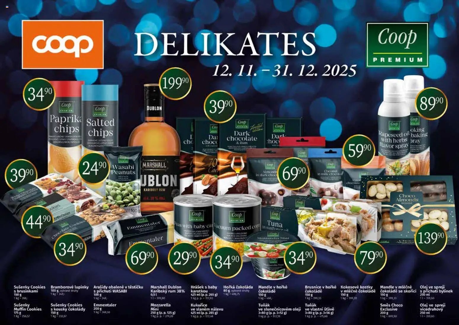 Coop leták - Delikates Vánoce (2025-11-12 - 2025-12-31)