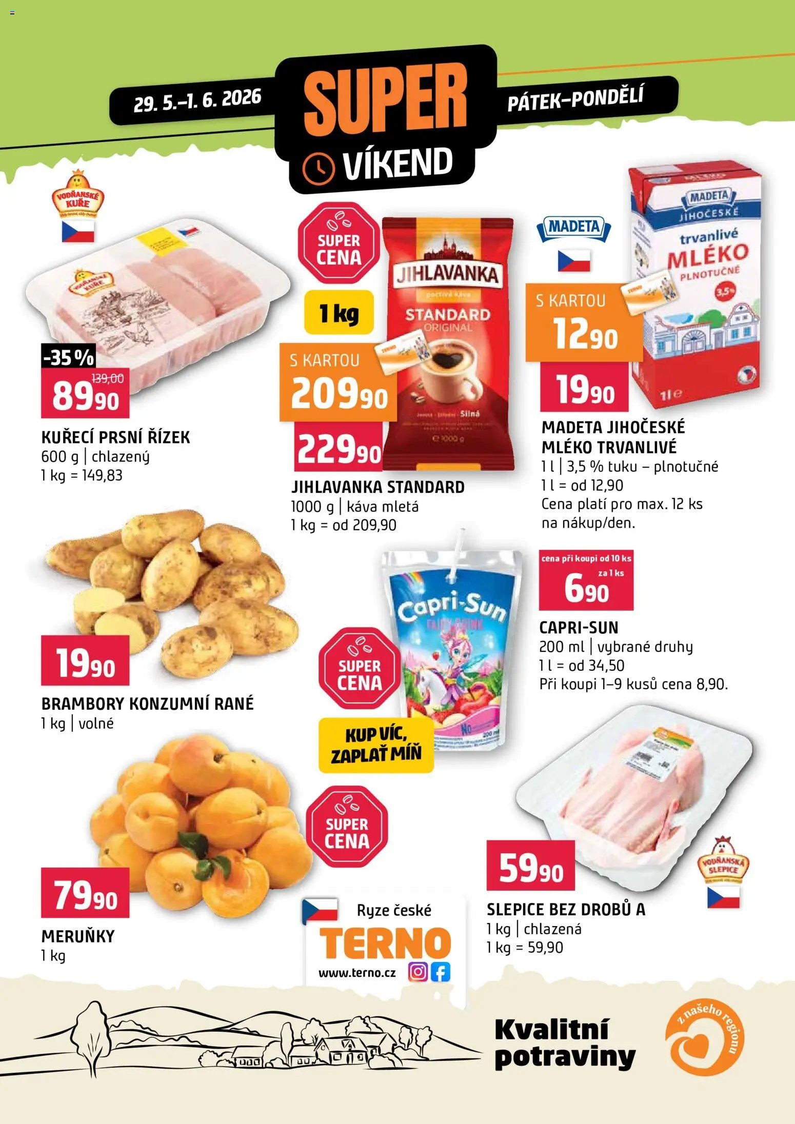 Terno leták - Super víkend (2026-05-29 - 2026-06-01)