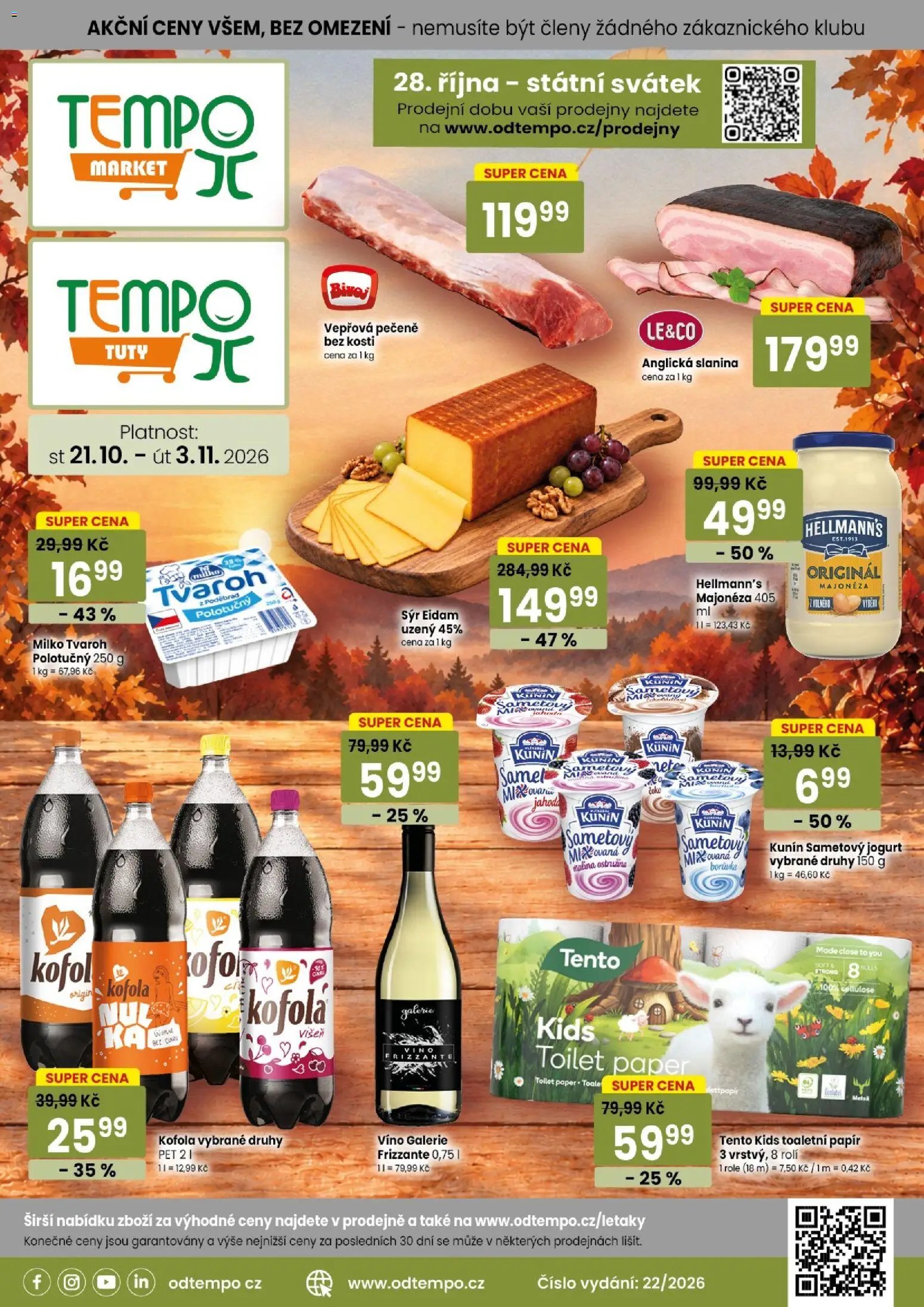 TEMPO leták - market