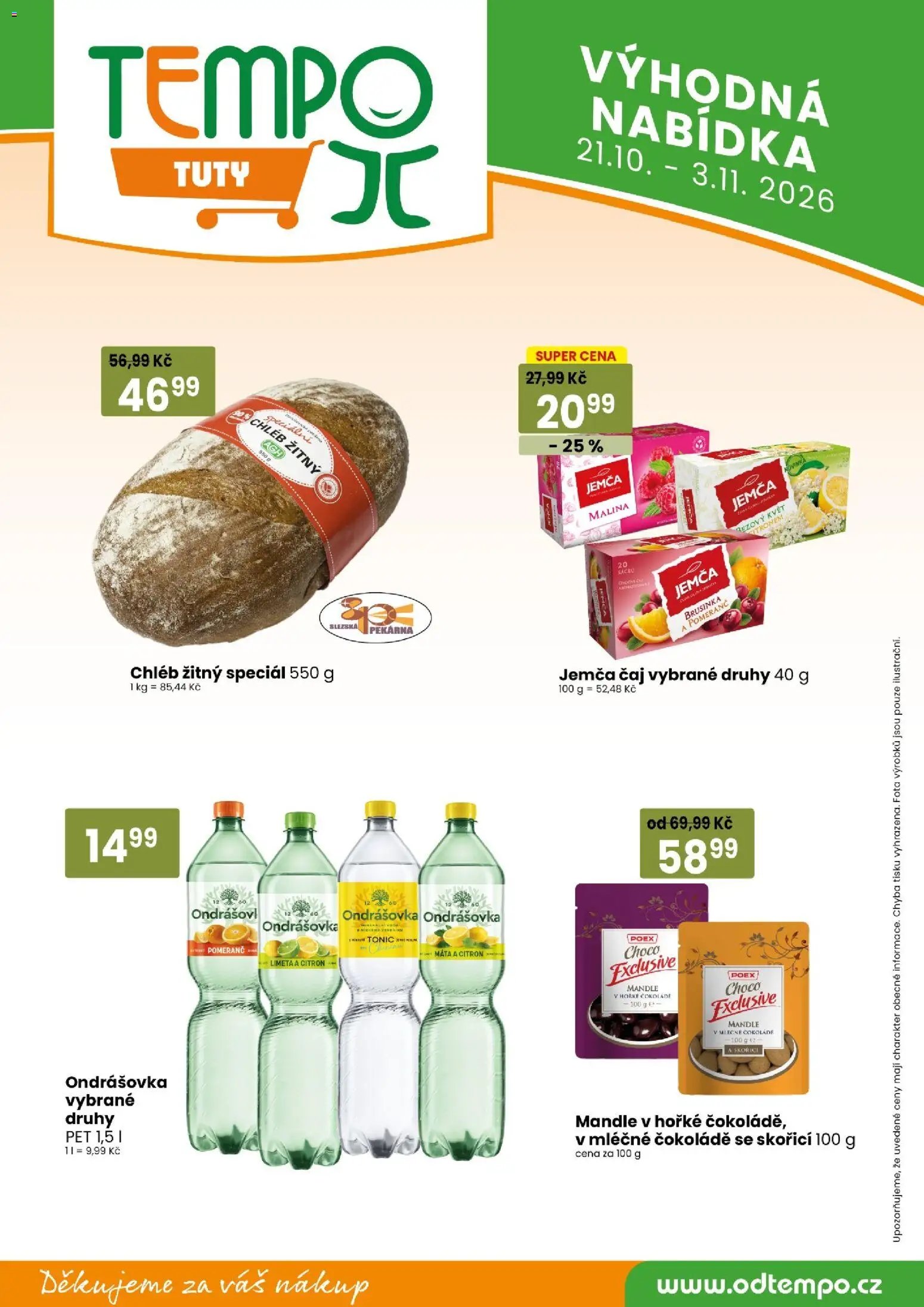 TEMPO leták - market