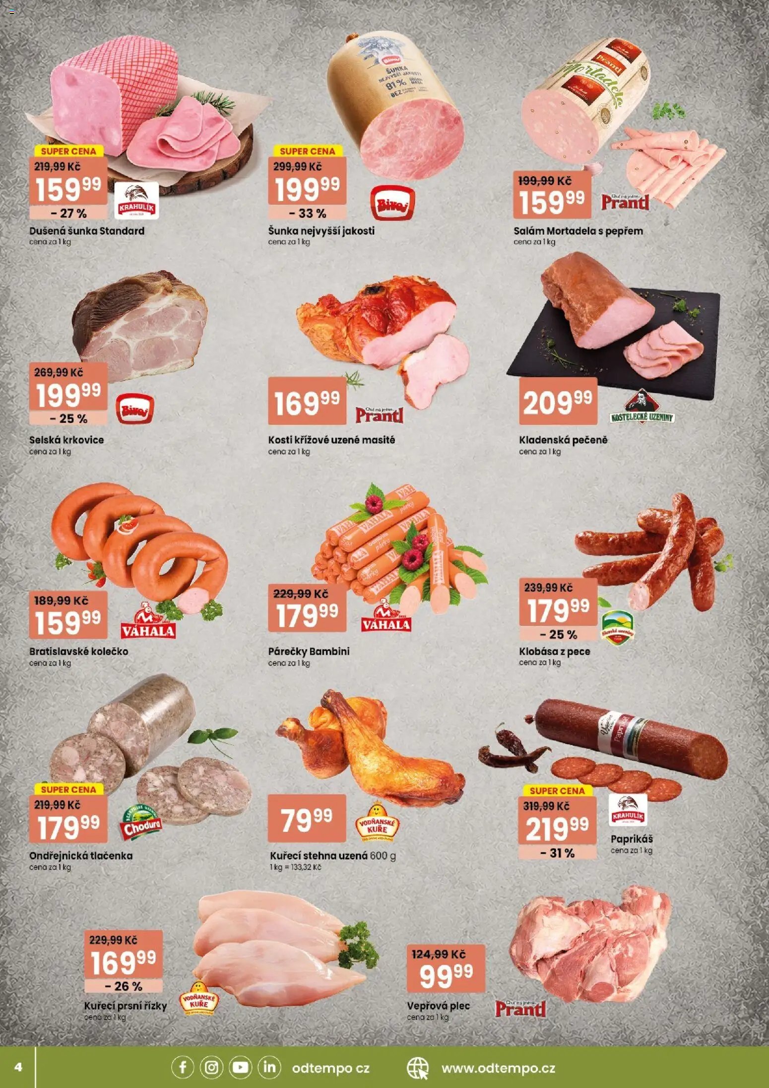 TEMPO leták - market