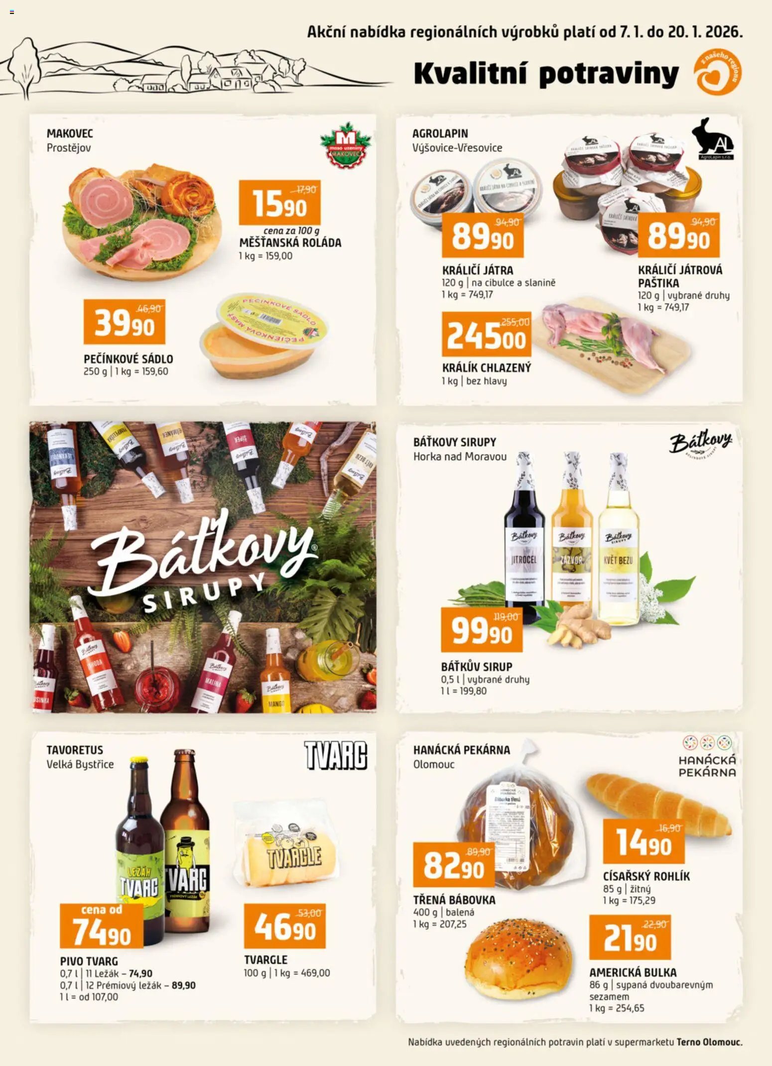 Terno leták - Olomouc (2026-01-07 - 2026-01-13)
