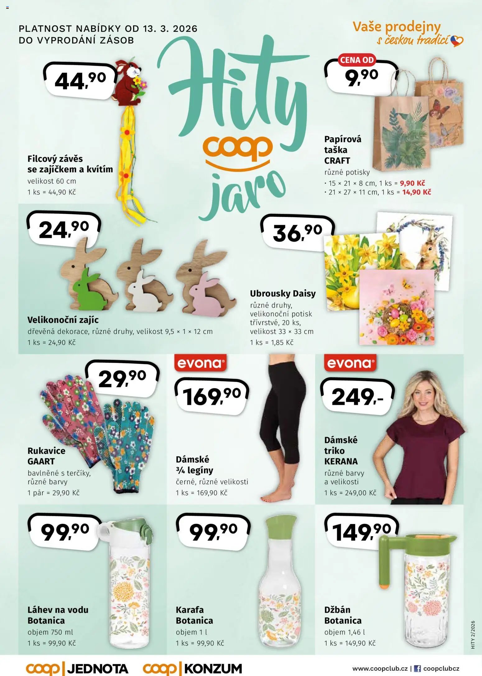 Coop leták - Hity jaro (2026-03-13 - 2026-05-31)