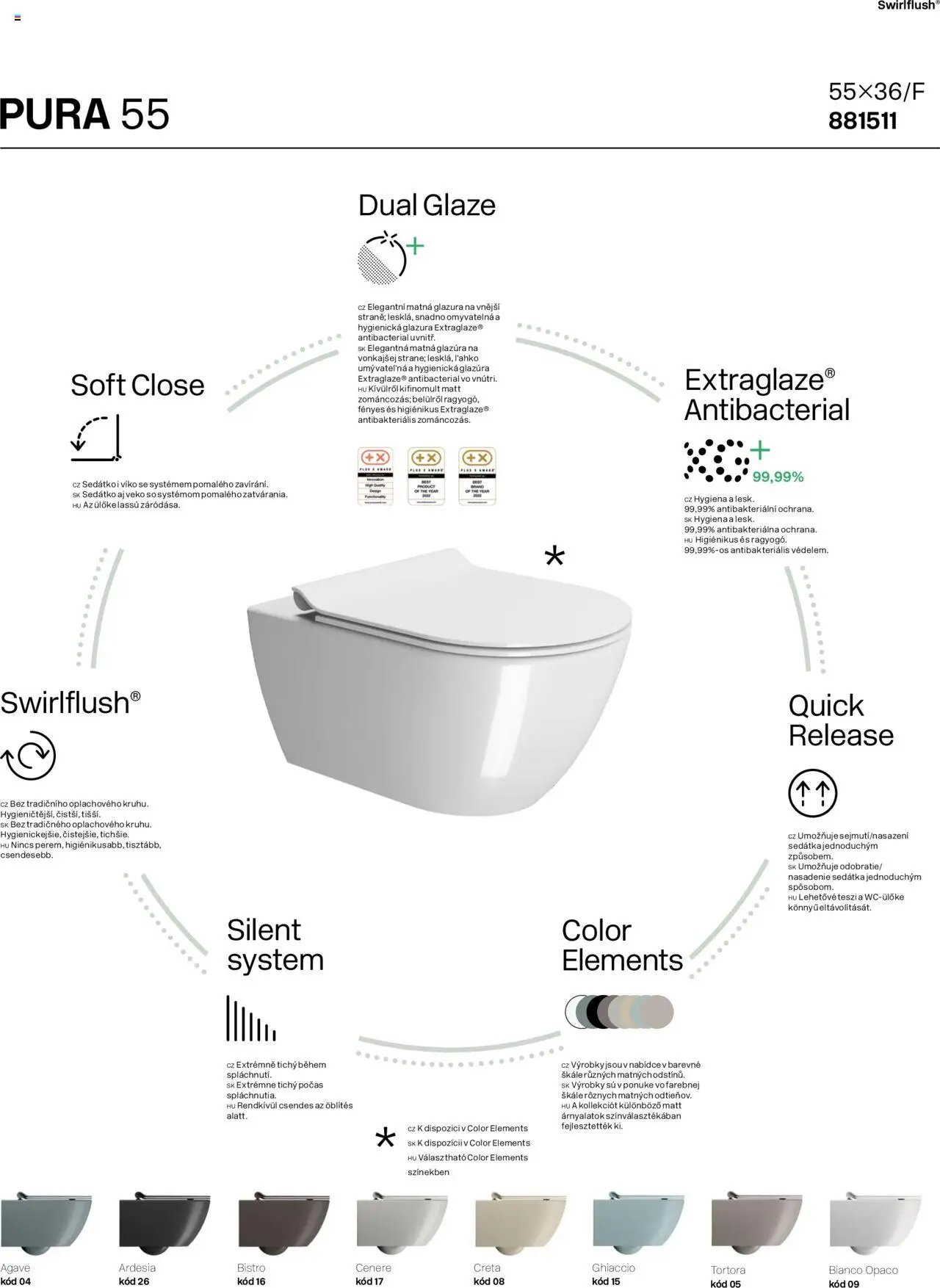 Sapho koupelny katalog - Toalety Swirlflush (2025-04-17 - 2025-12-31)