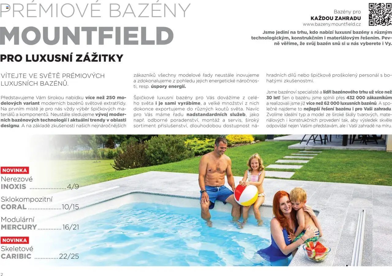 Mountfield katalog - Prémiové bazény (2025-04-22 - 2025-12-31)