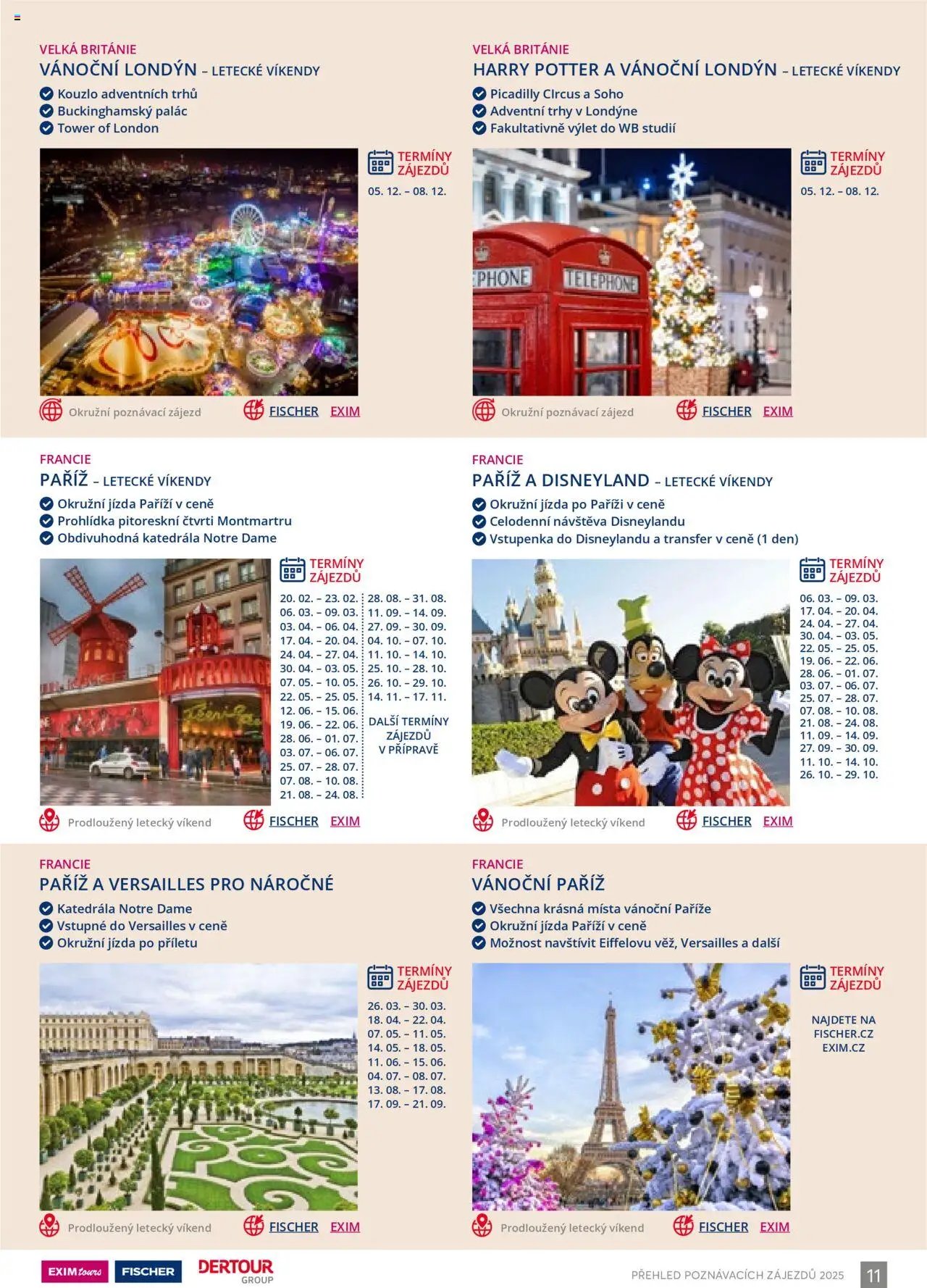 EXIM tours katalog - Poznávací zájezdy (2025-01-01 - 2025-12-31)