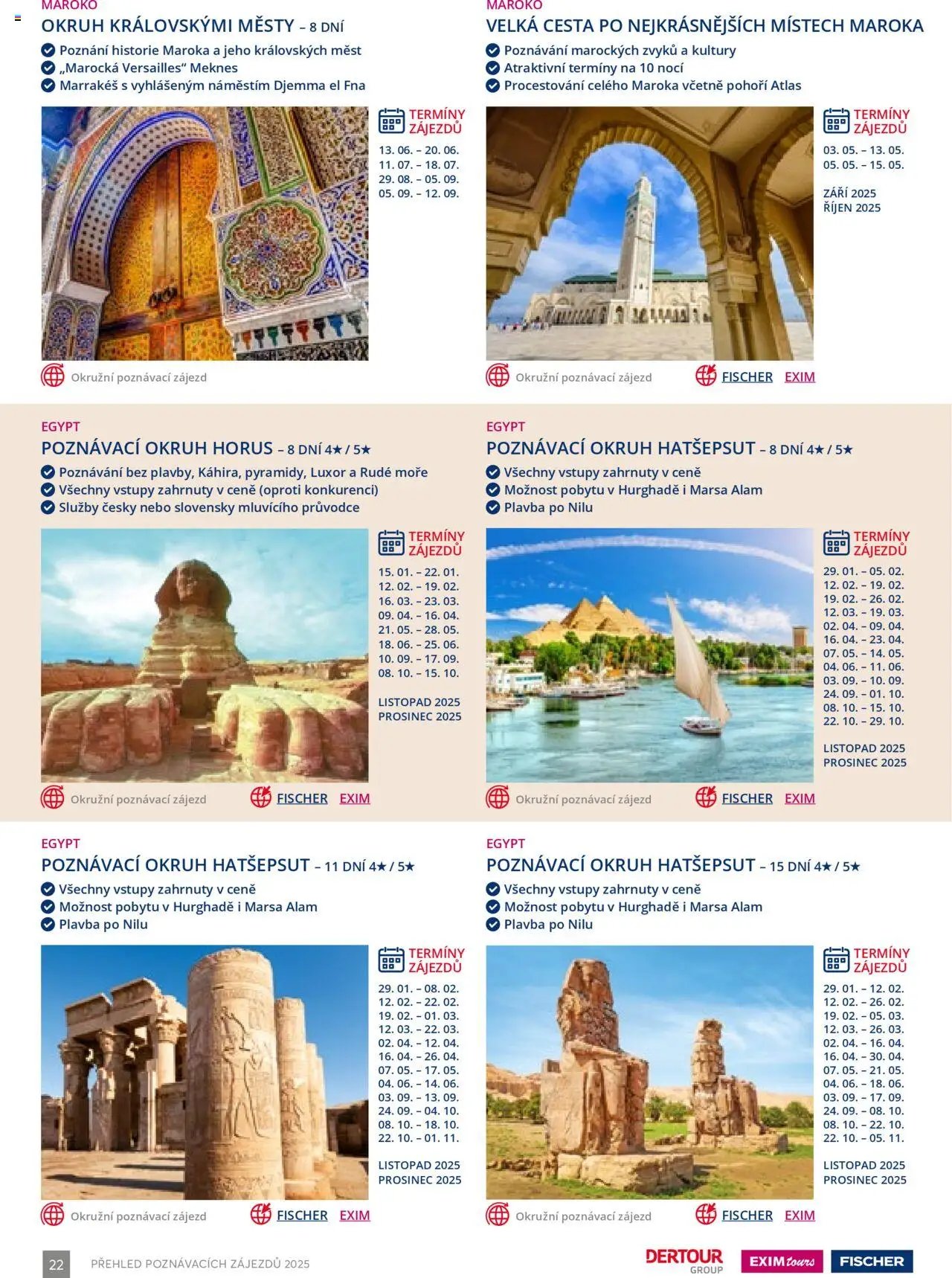 EXIM tours katalog - Poznávací zájezdy (2025-01-01 - 2025-12-31)