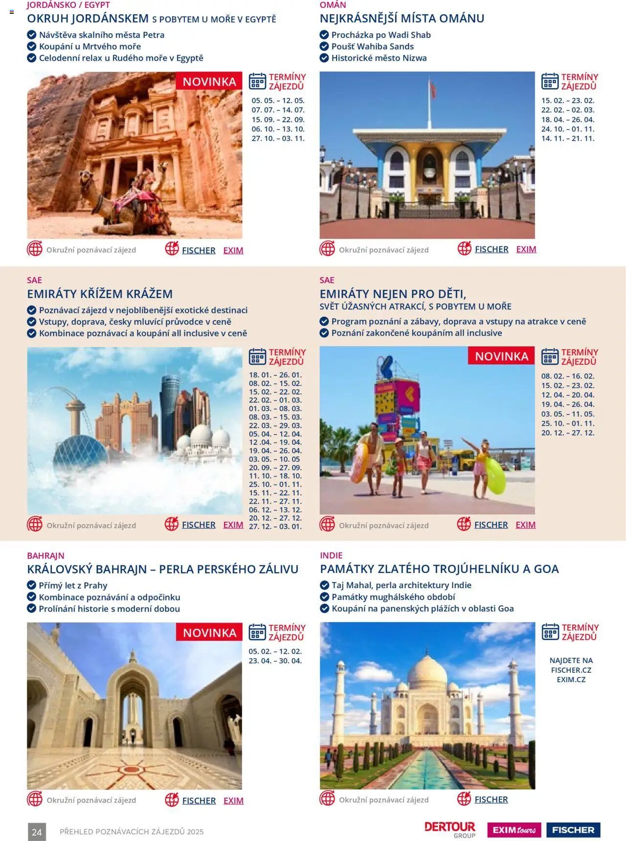 EXIM tours katalog - Poznávací zájezdy (2025-01-01 - 2025-12-31)