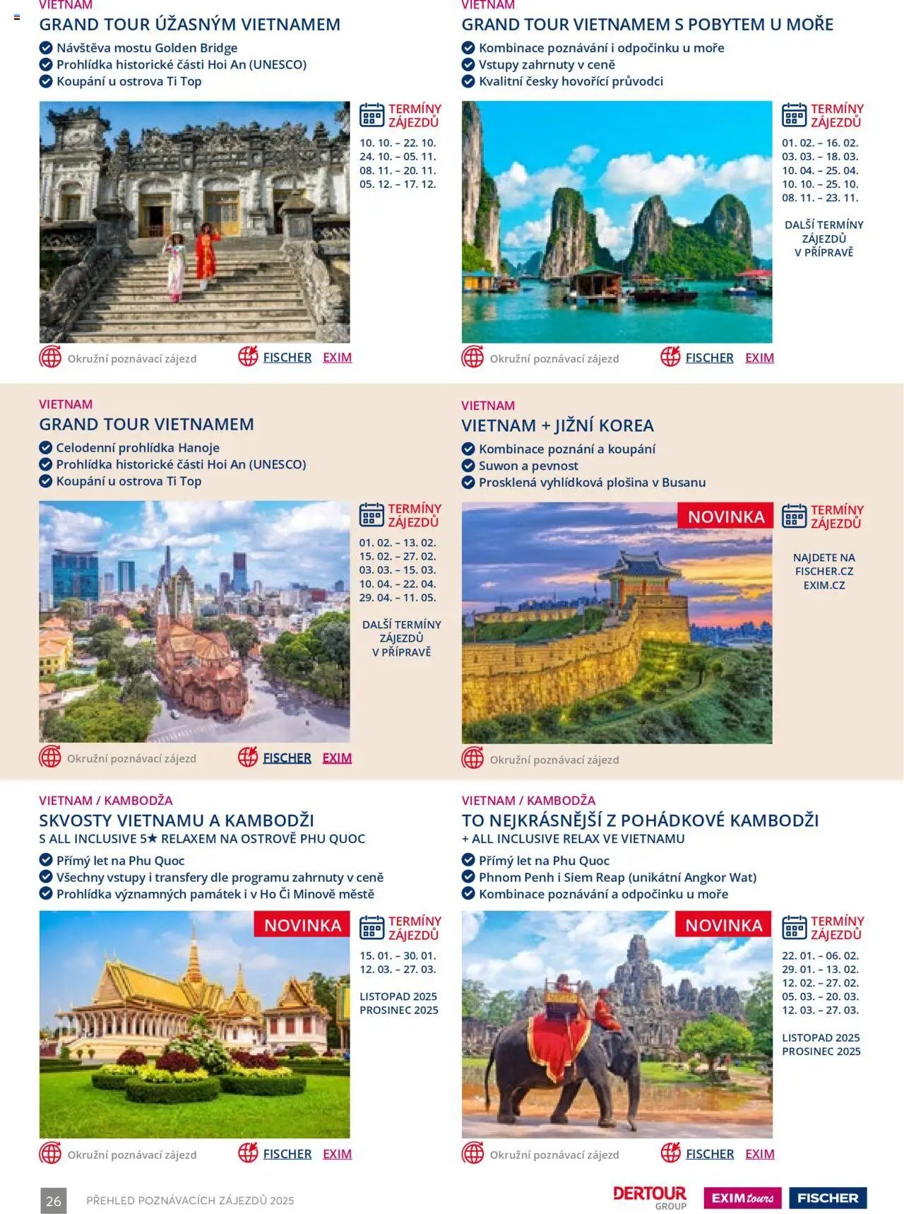 EXIM tours katalog - Poznávací zájezdy (2025-01-01 - 2025-12-31)