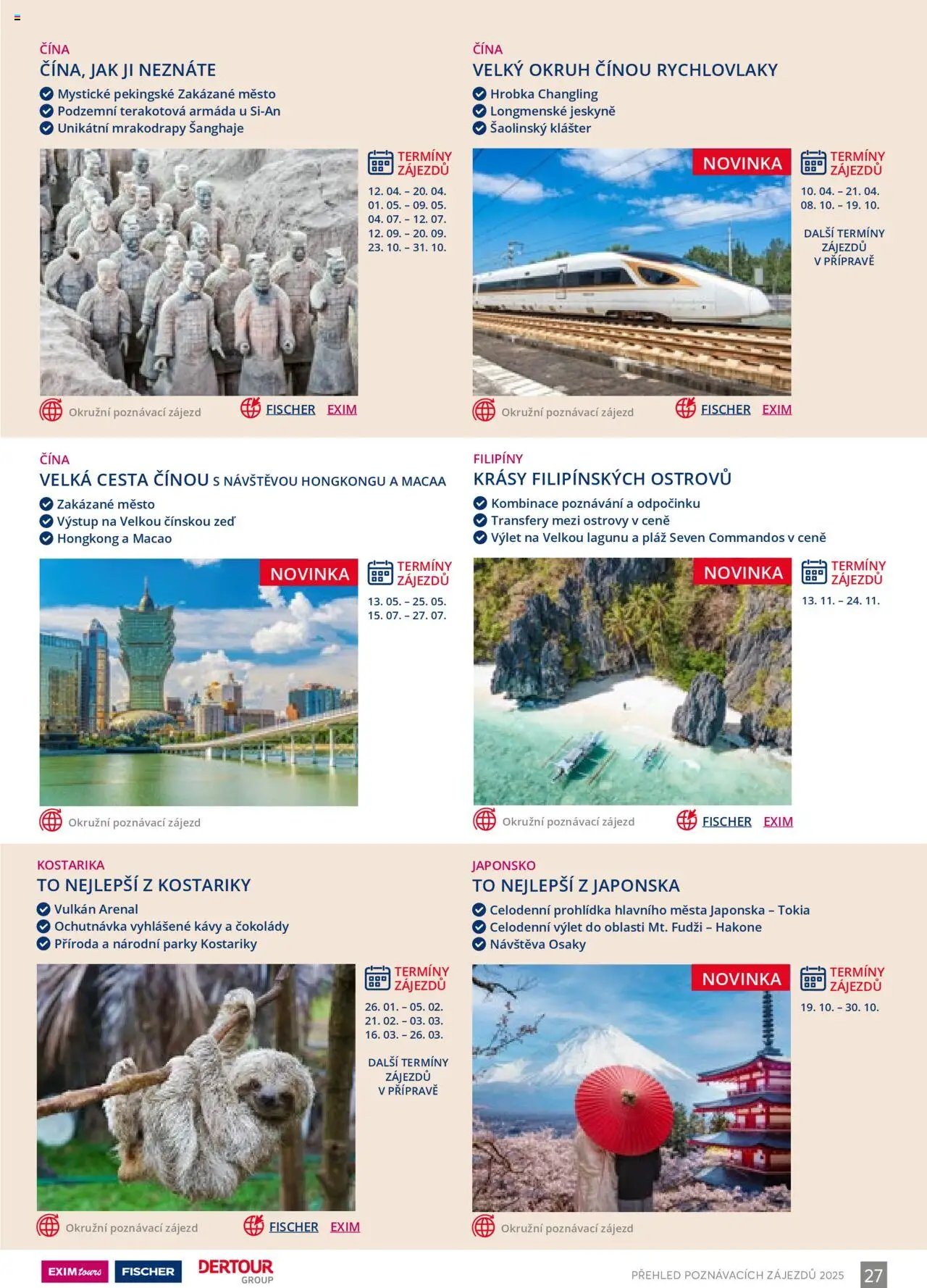 EXIM tours katalog - Poznávací zájezdy (2025-01-01 - 2025-12-31)