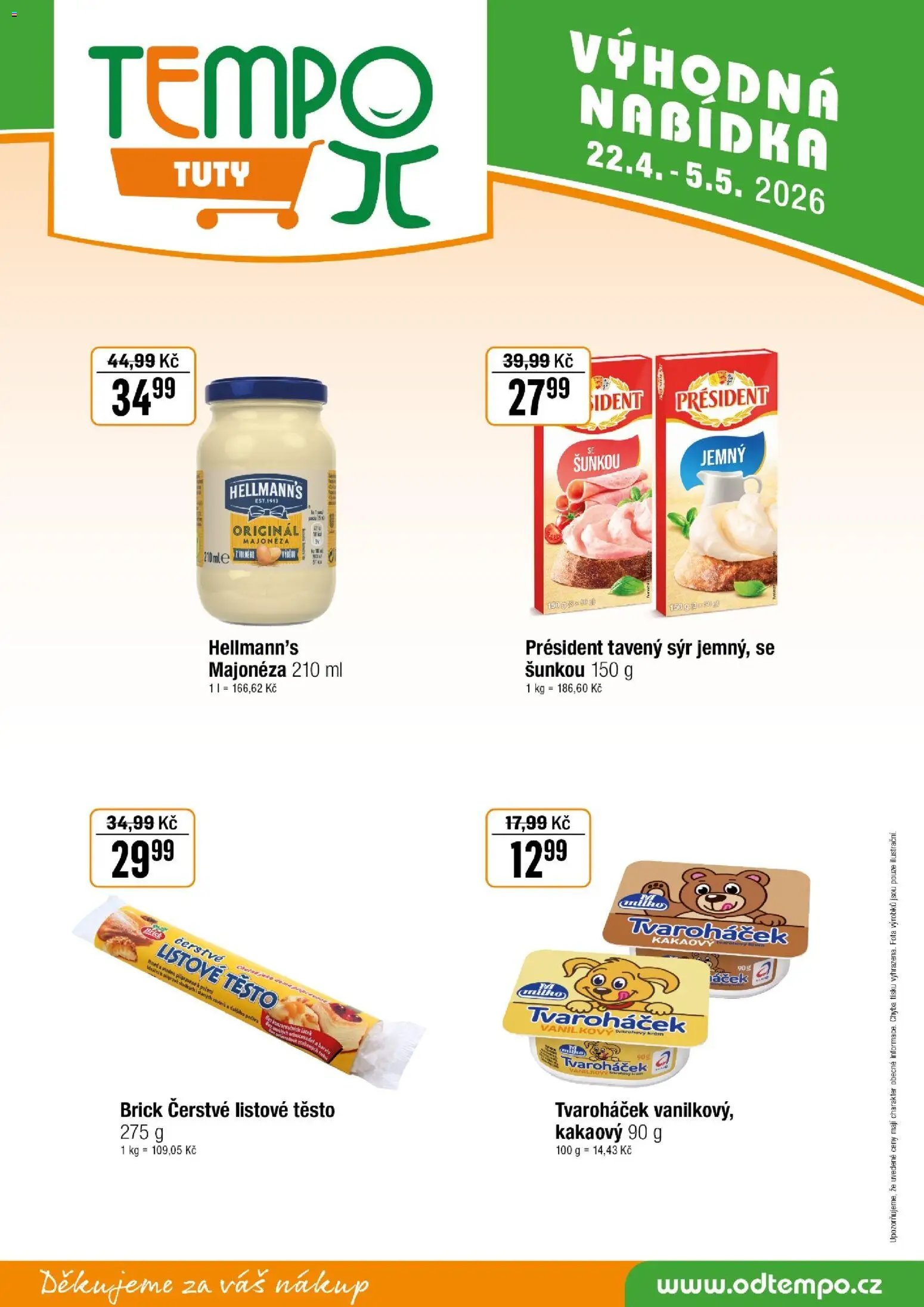 Tempo leták - Tuty (2026-04-22 - 2026-05-05)