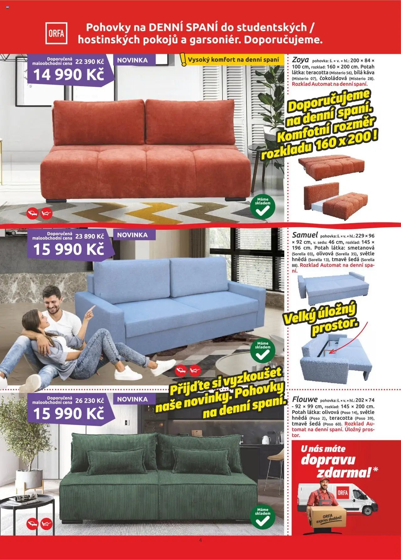 ORFA nábytek leták (2025-10-01 - 2025-11-30)