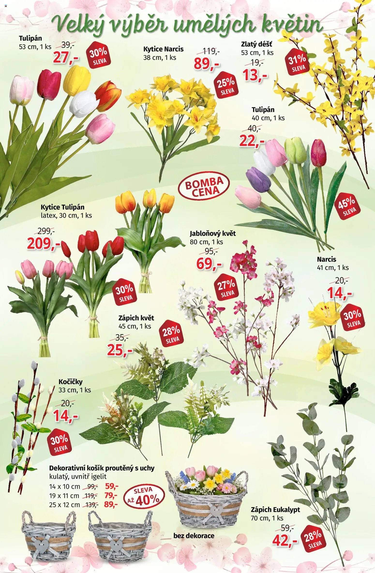 Prior - Akční Nabídka Velikonočních Dekorací (2026-03-10 - 2026-04-08)