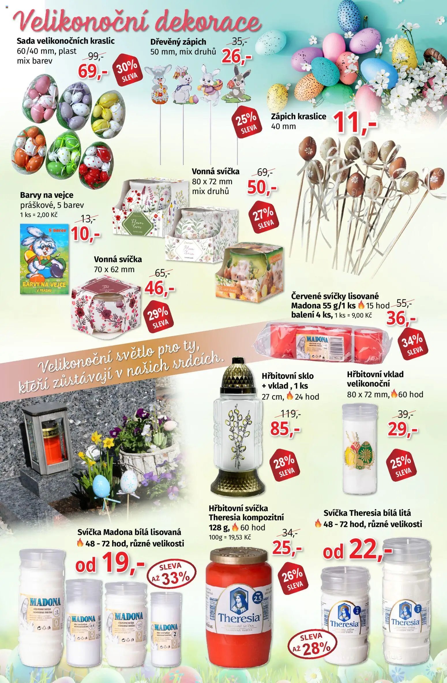 Prior - Akční Nabídka Velikonočních Dekorací (2026-03-10 - 2026-04-08)