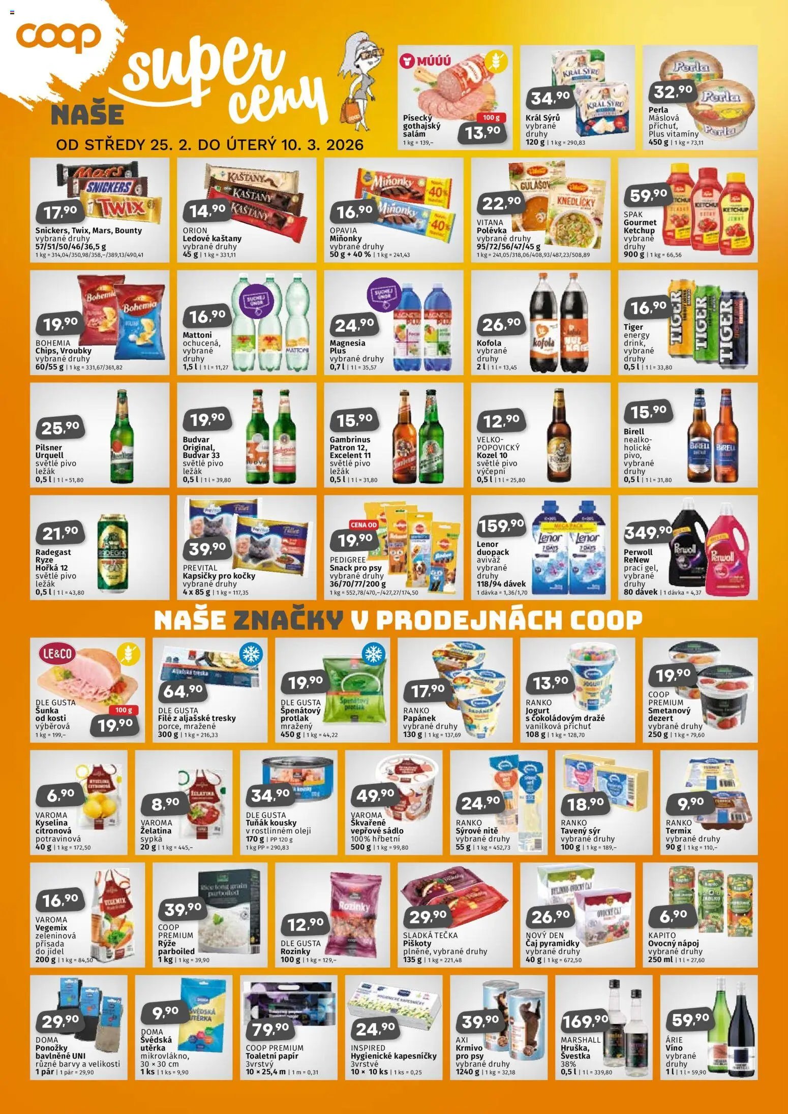 Coop leták - Jihočeský region (2026-02-25 - 2026-03-10)