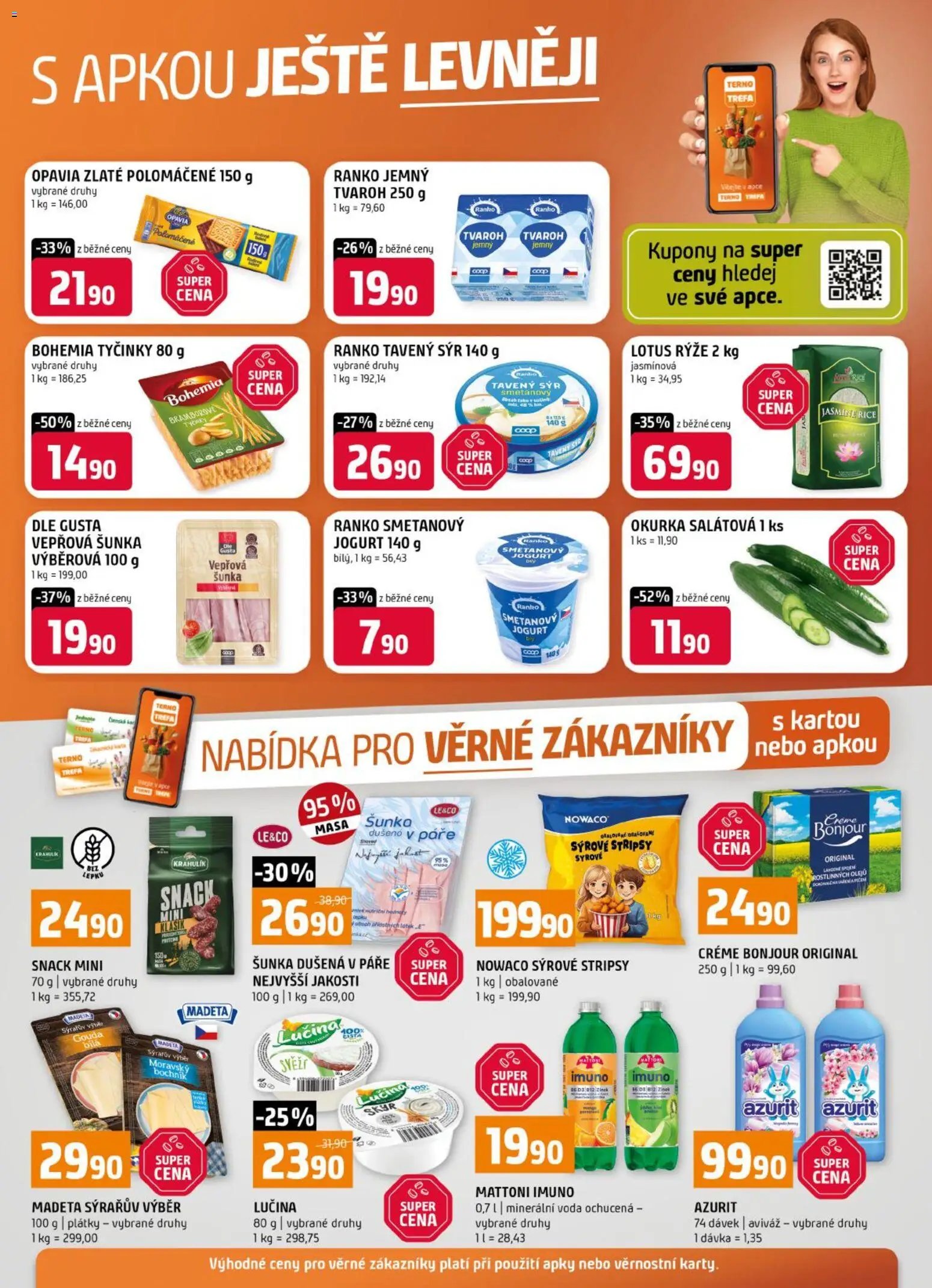 Terno leták - Nabídka pro věrné zákazníky