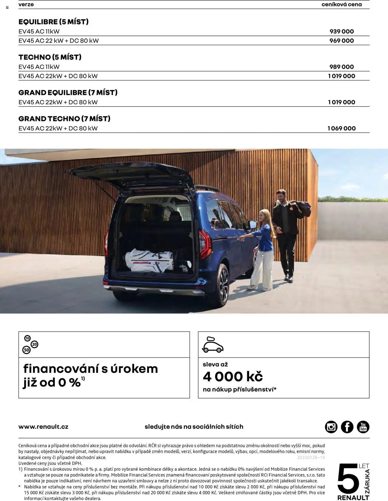 Renault katalog - Kangoo E-Tech elektrický/ Grand Kangoo E-Tech elektrický (2025-04-25 - 2026-02-28)