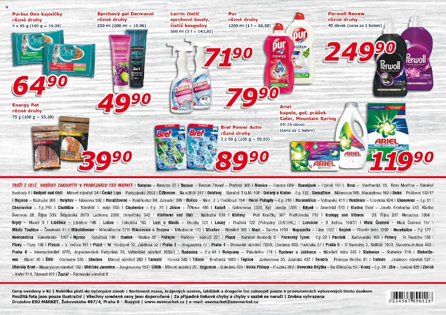 Eso market leták