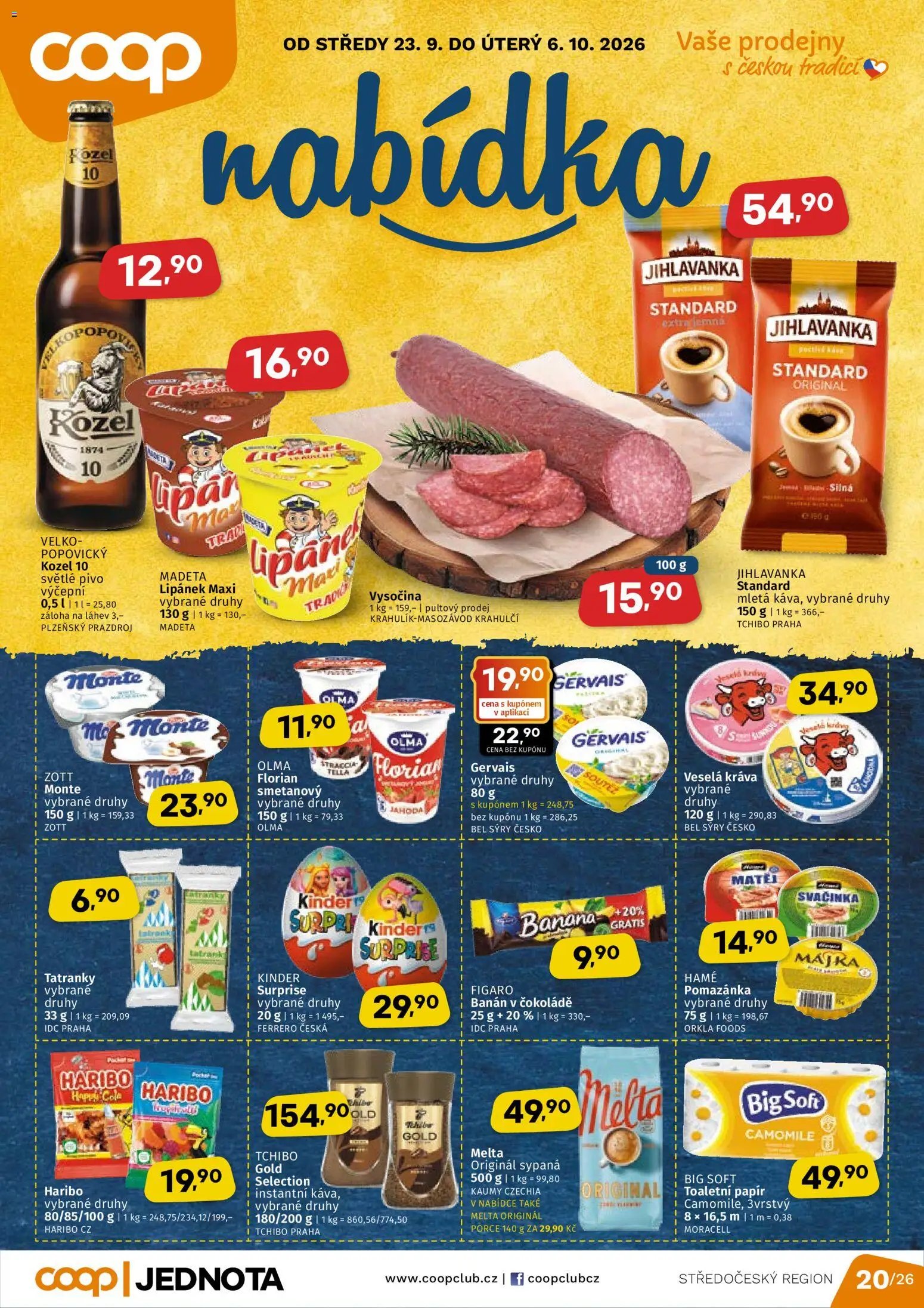 Coop leták - Středočeský region