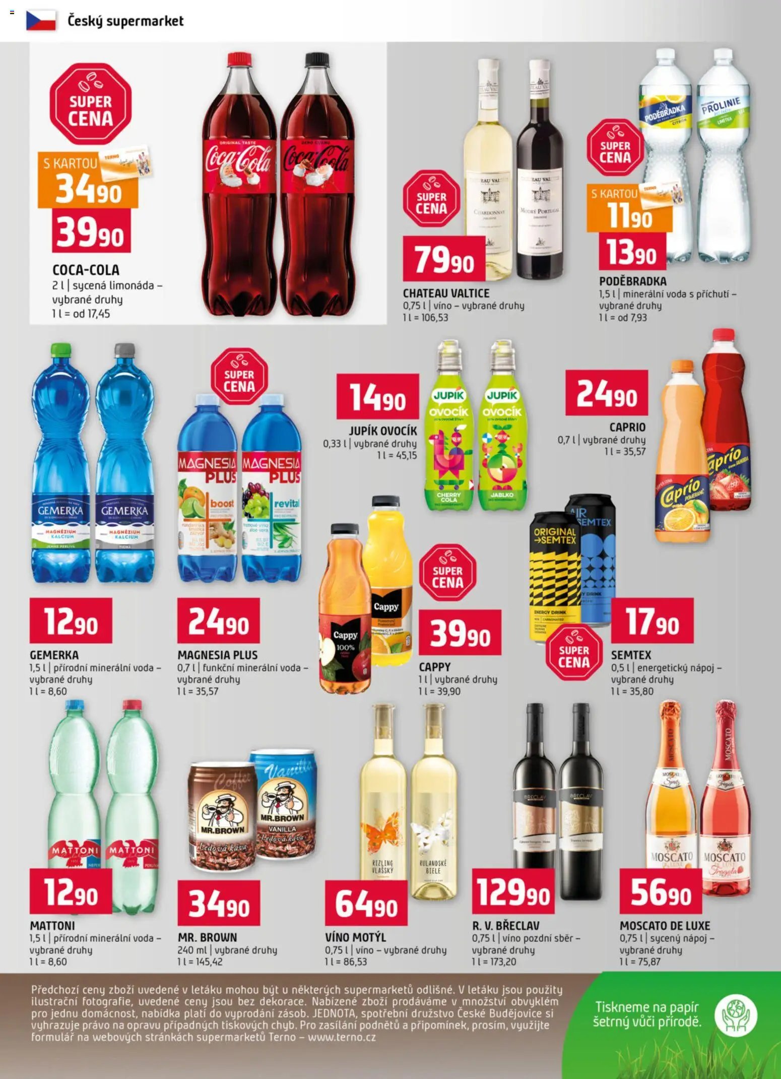 Terno leták - Bechyně, České Budějovice, Hradec Králové, Olomouc, Třeboň, Trhové Sviny, Týn nad Vltavou (2025-11-12 - 2025-11-18)