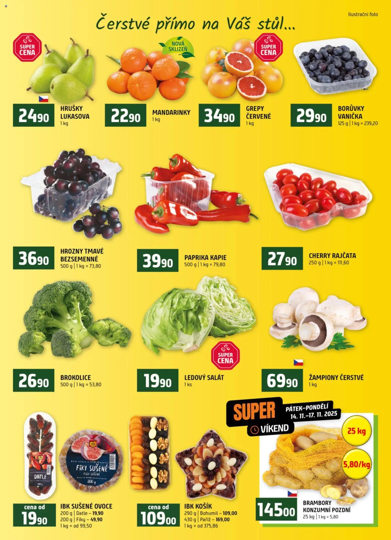 Terno leták - Bechyně, České Budějovice, Hradec Králové, Olomouc, Třeboň, Trhové Sviny, Týn nad Vltavou (2025-11-12 - 2025-11-18)