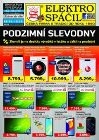 Elektro Spáčil leták (2025-11-19 - 2025-12-02)