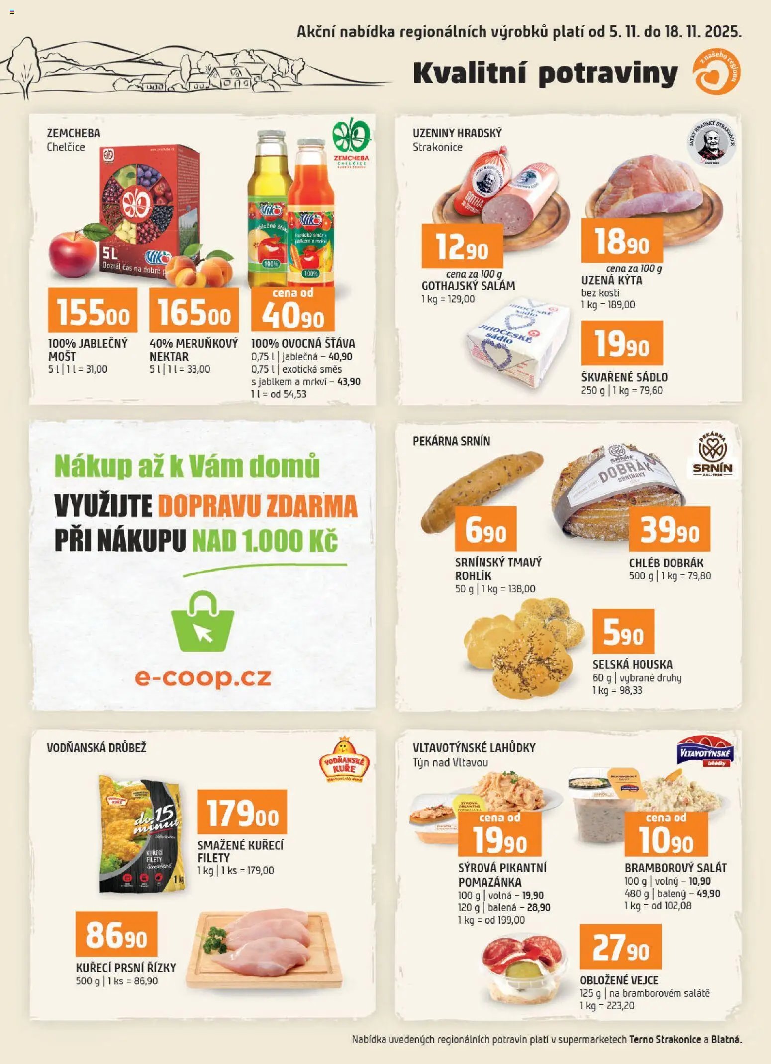 Terno leták - Blatná, Strakonice (2025-11-05 - 2025-11-11)