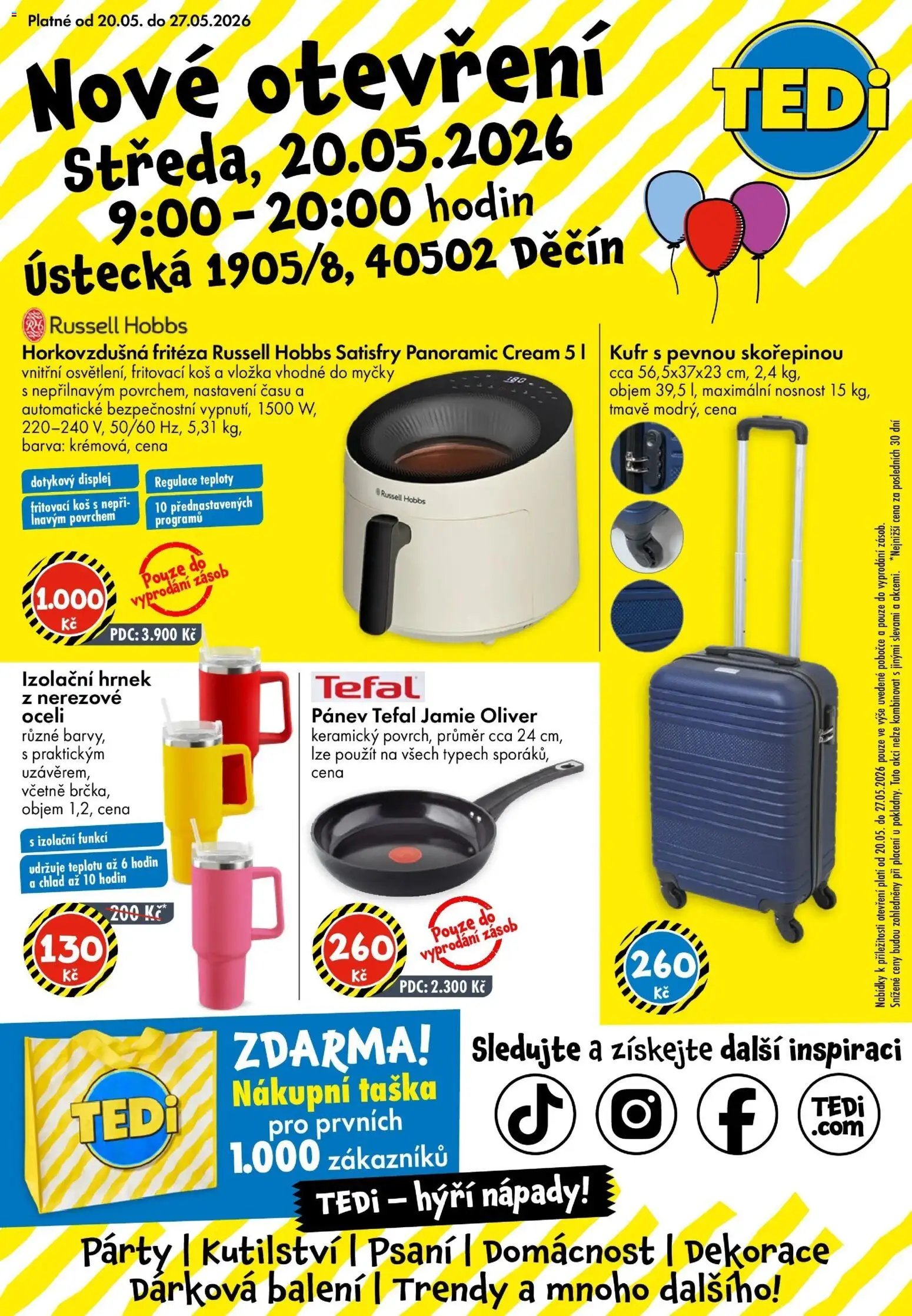TEDi leták