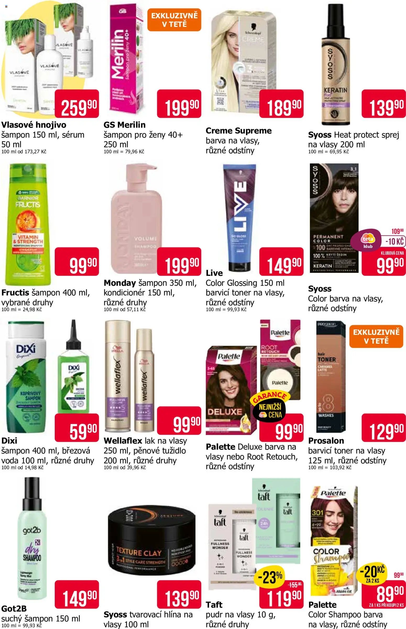 TETA Drogerie leták