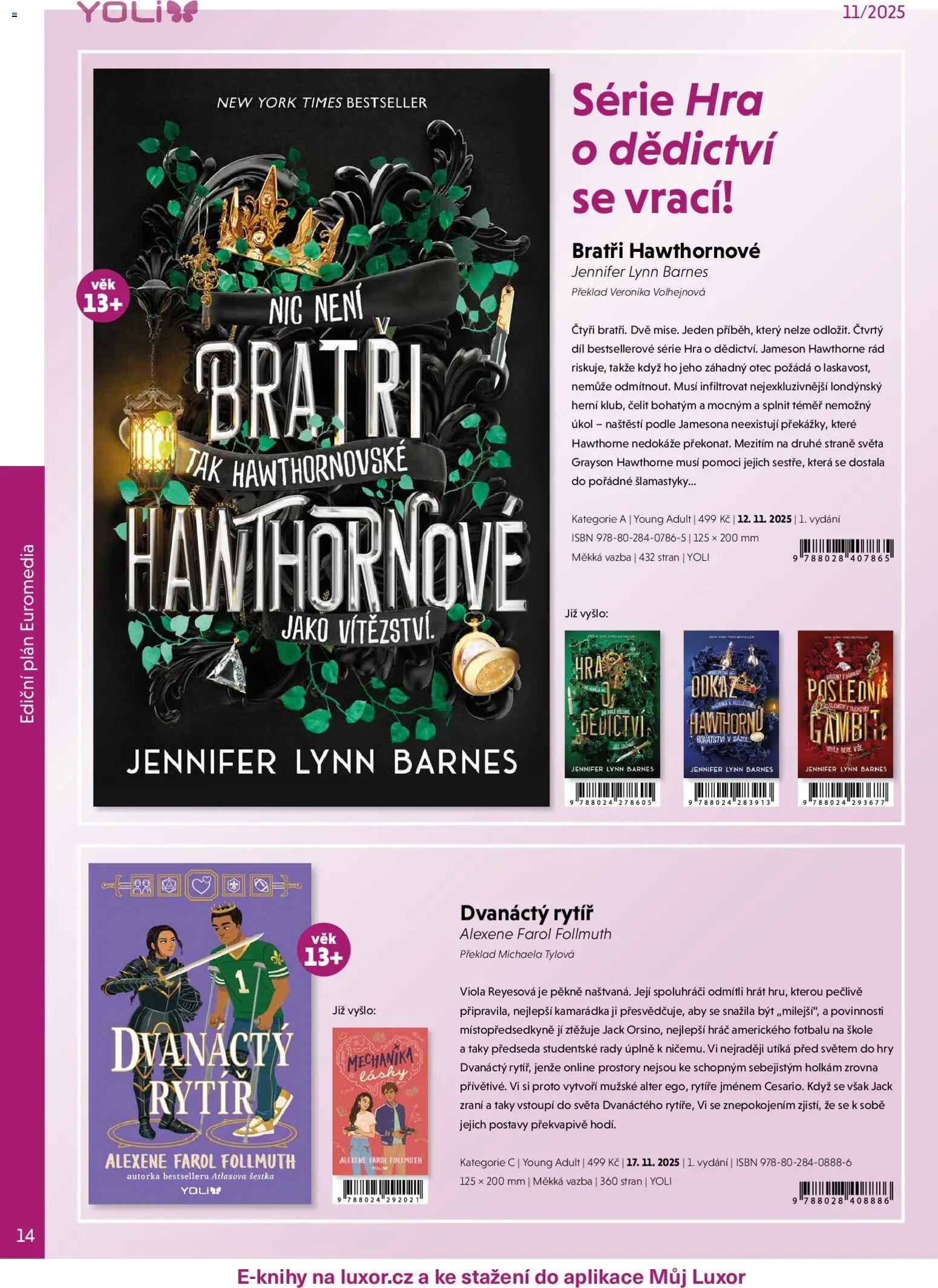 Luxor leták - listopad 2025 (2025-11-01 - 2025-11-30)