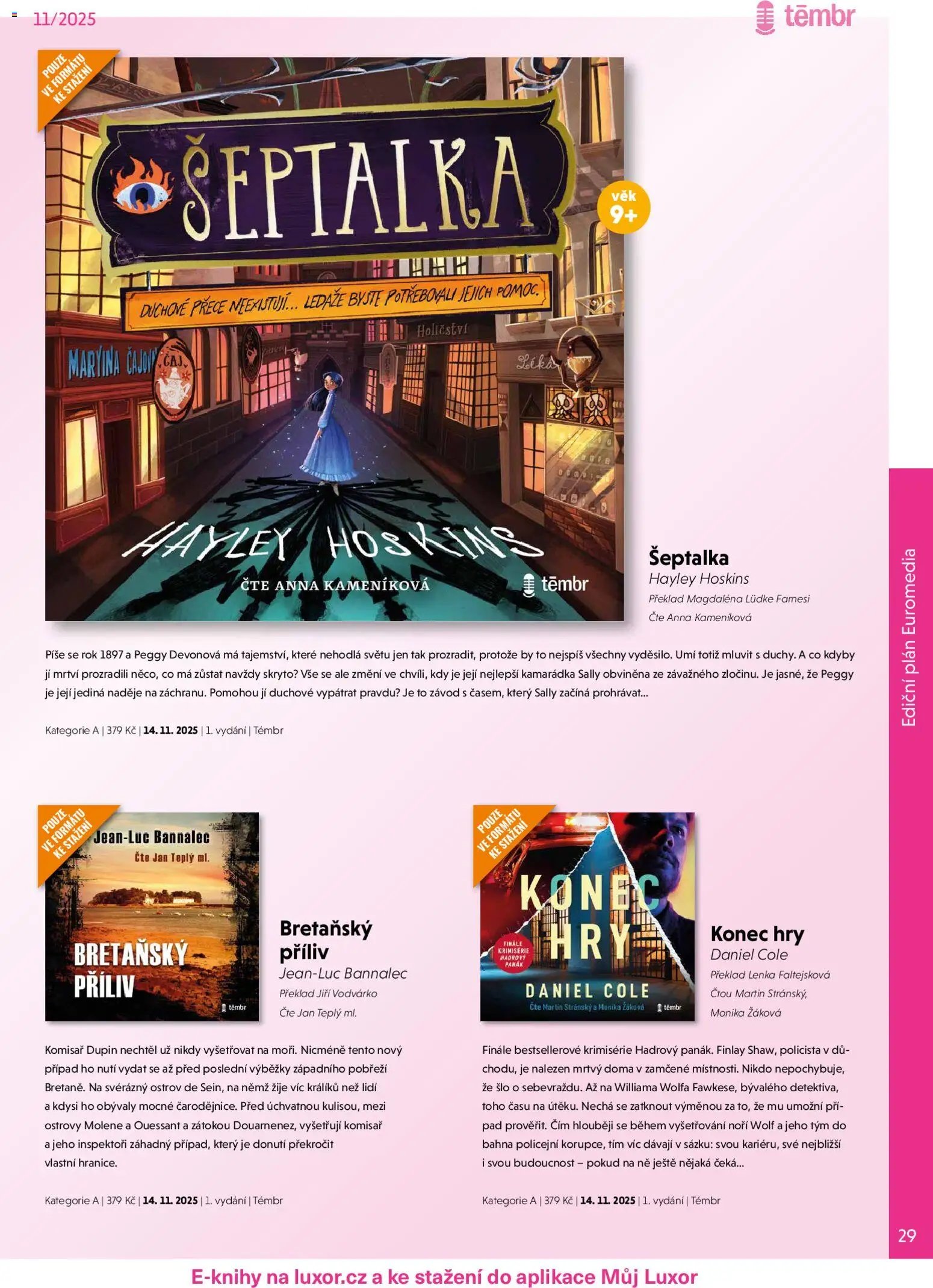 Luxor leták - listopad 2025 (2025-11-01 - 2025-11-30)