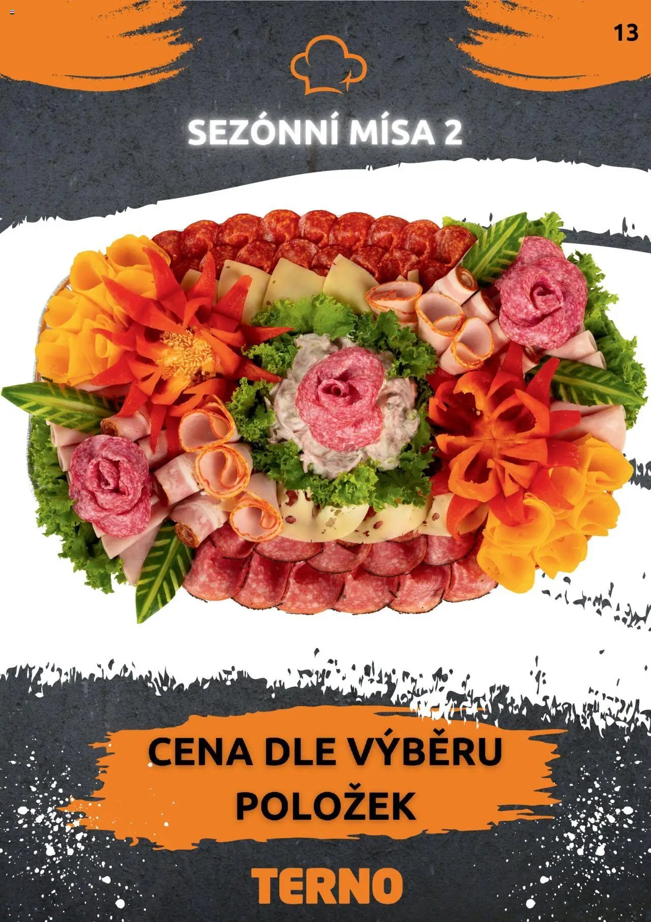 Terno leták - Grill Zlín – Studená kuchyně (2025-07-03 - 2025-12-31)