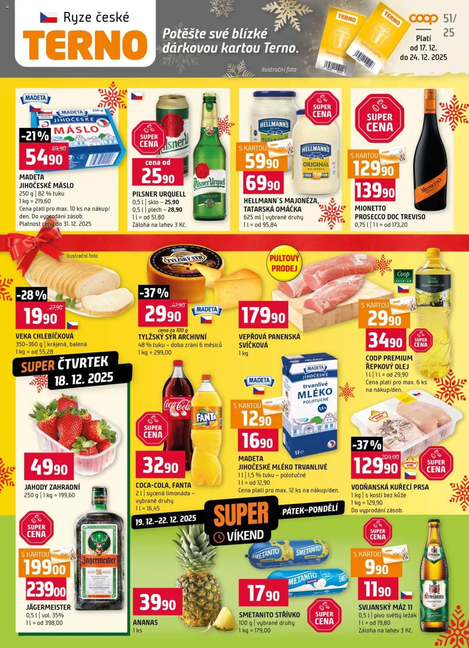 Terno leták - Blatná, Strakonice  (2025-12-17 - 2025-12-24)